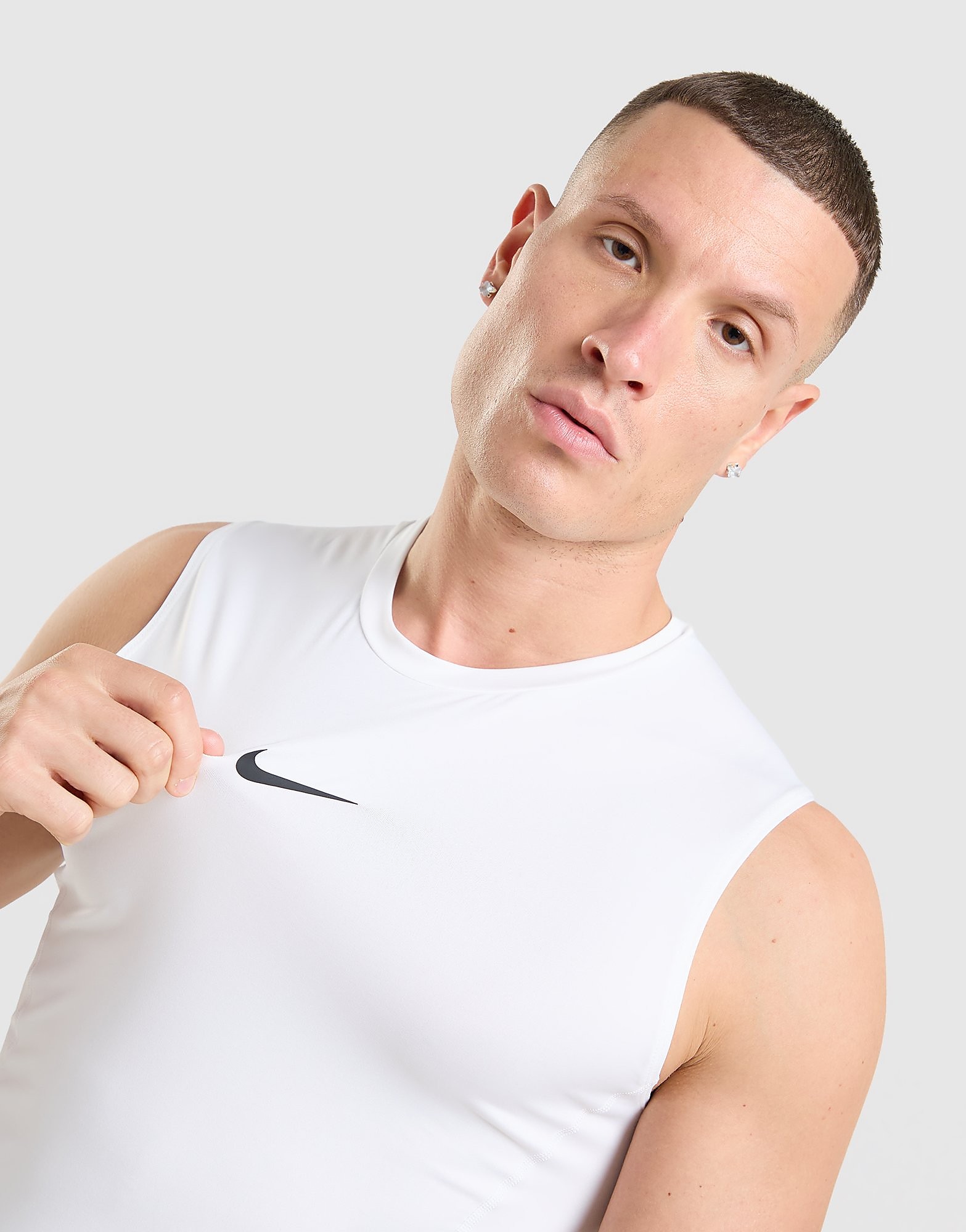 Pro Compression Vest - Herren, Weiss