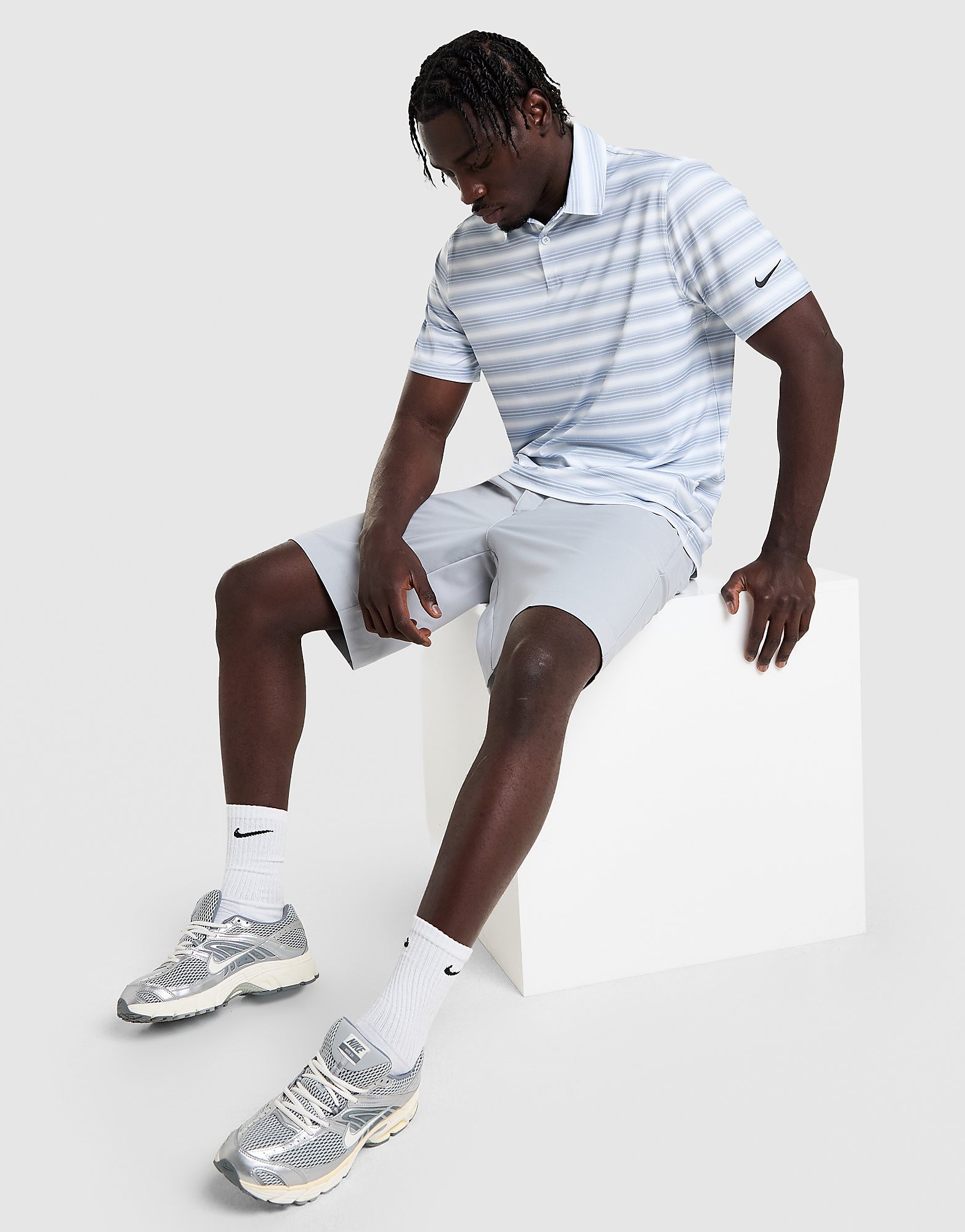 Mens Polo Golf - Grigio, grigio grigio Uomo taglia L