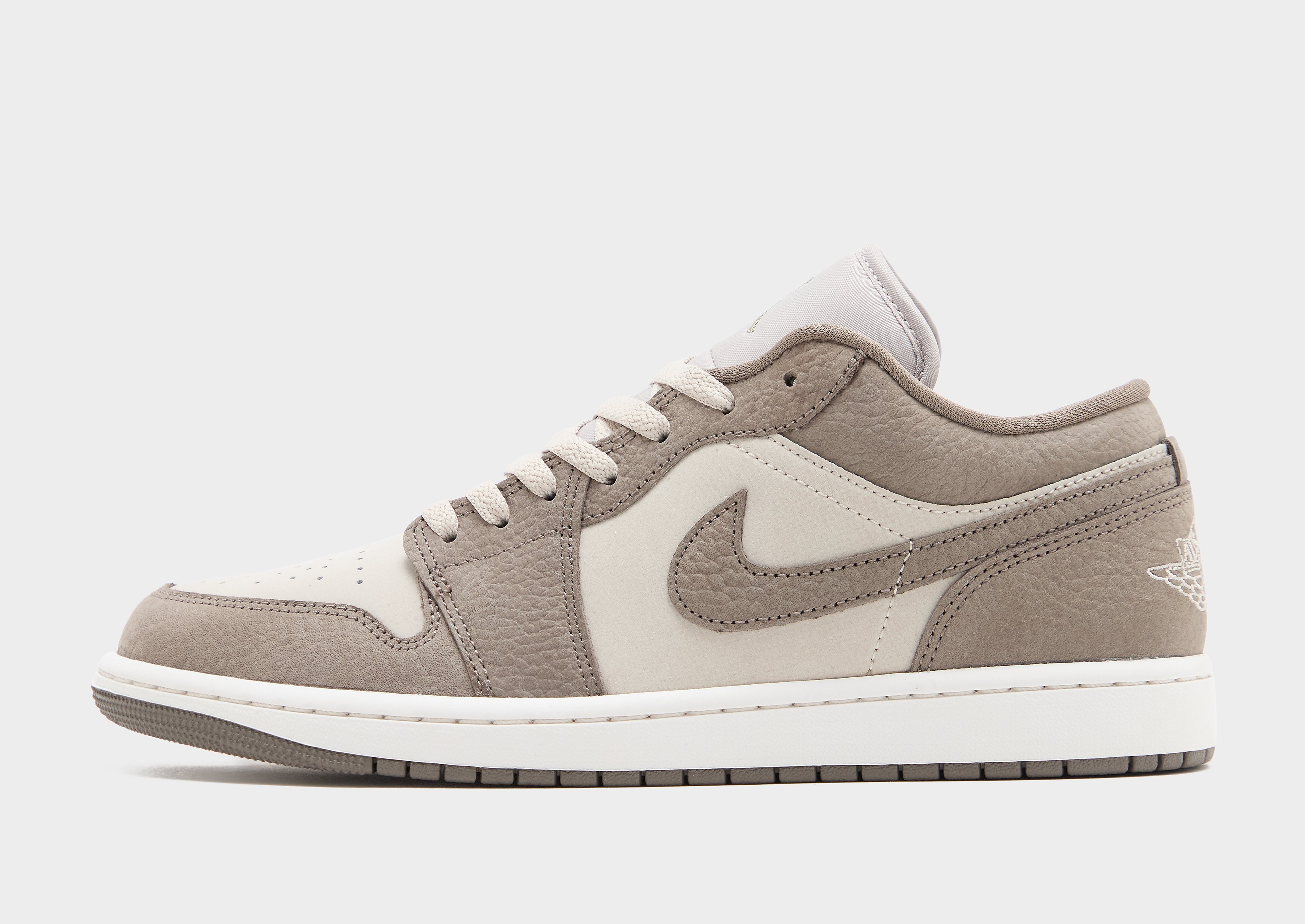 Jordan Air Jordan 1 Low herensneaker beige, grijs en groen