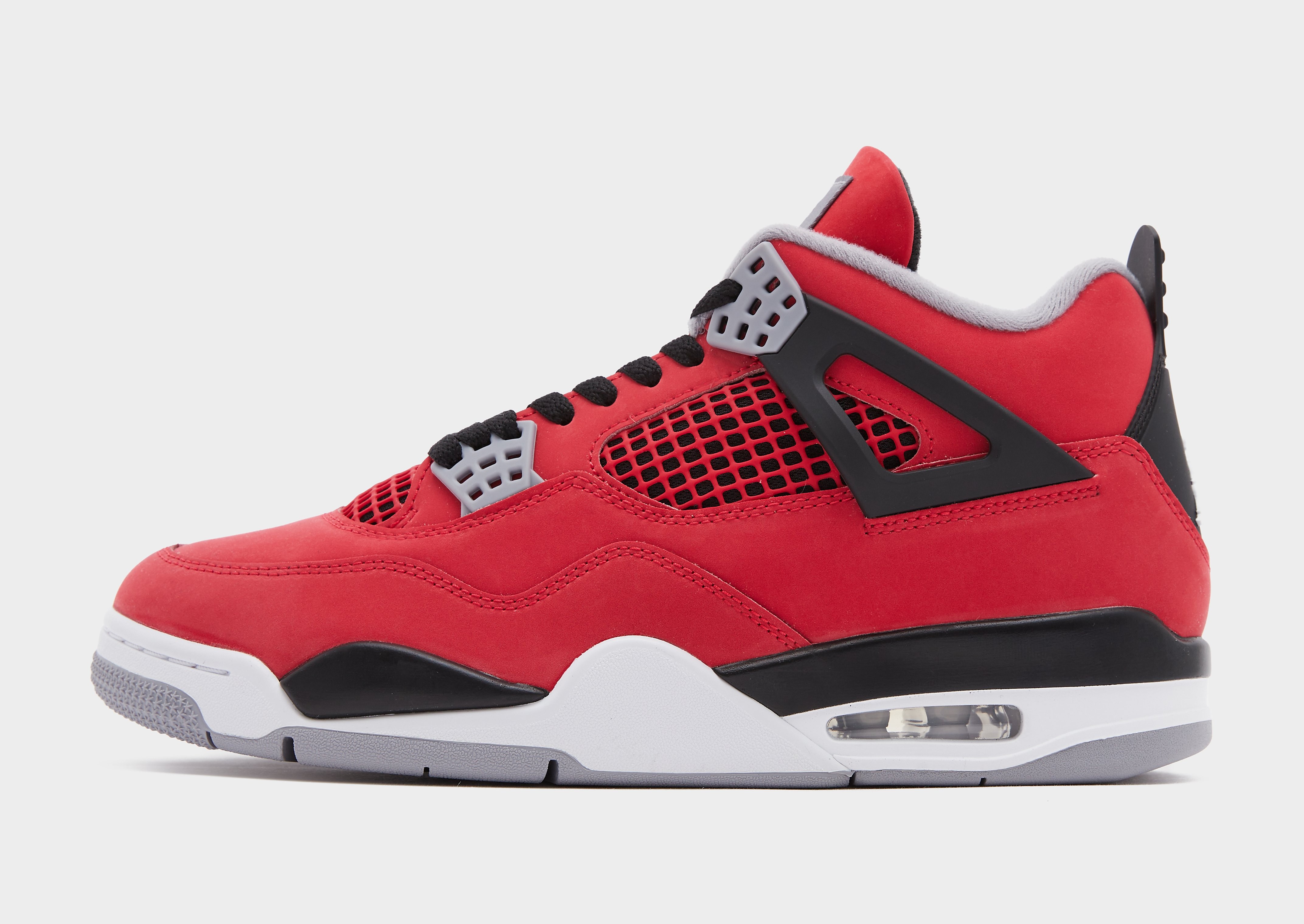 Mens Air 4 Retro 'Toro Bravo' - Rosso, rosso rosso Uomo taglia 46
