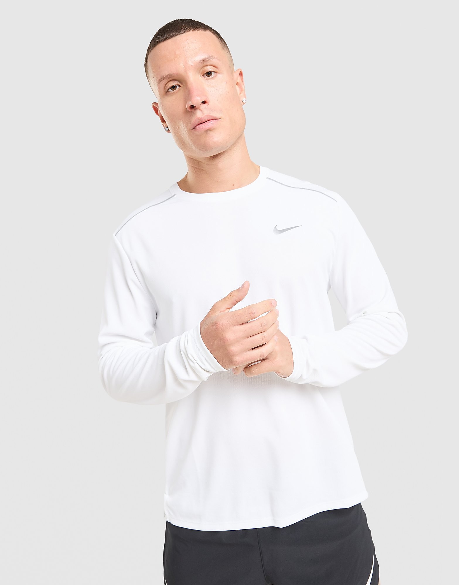 Nike Miler Long Sleeve T Shirt - vue 1