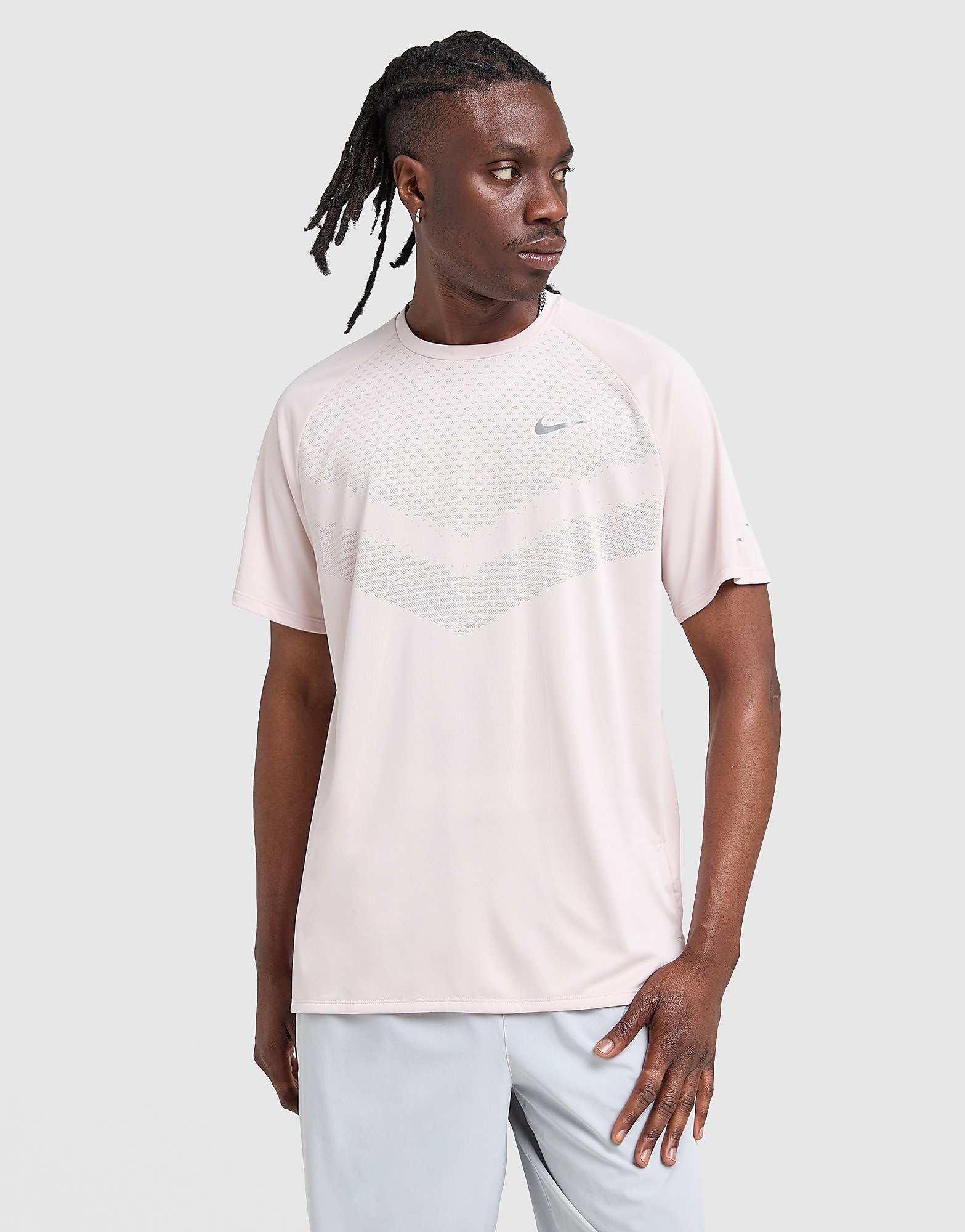 Mens Maglia Stride - Rosa, rosa rosa Uomo taglia S