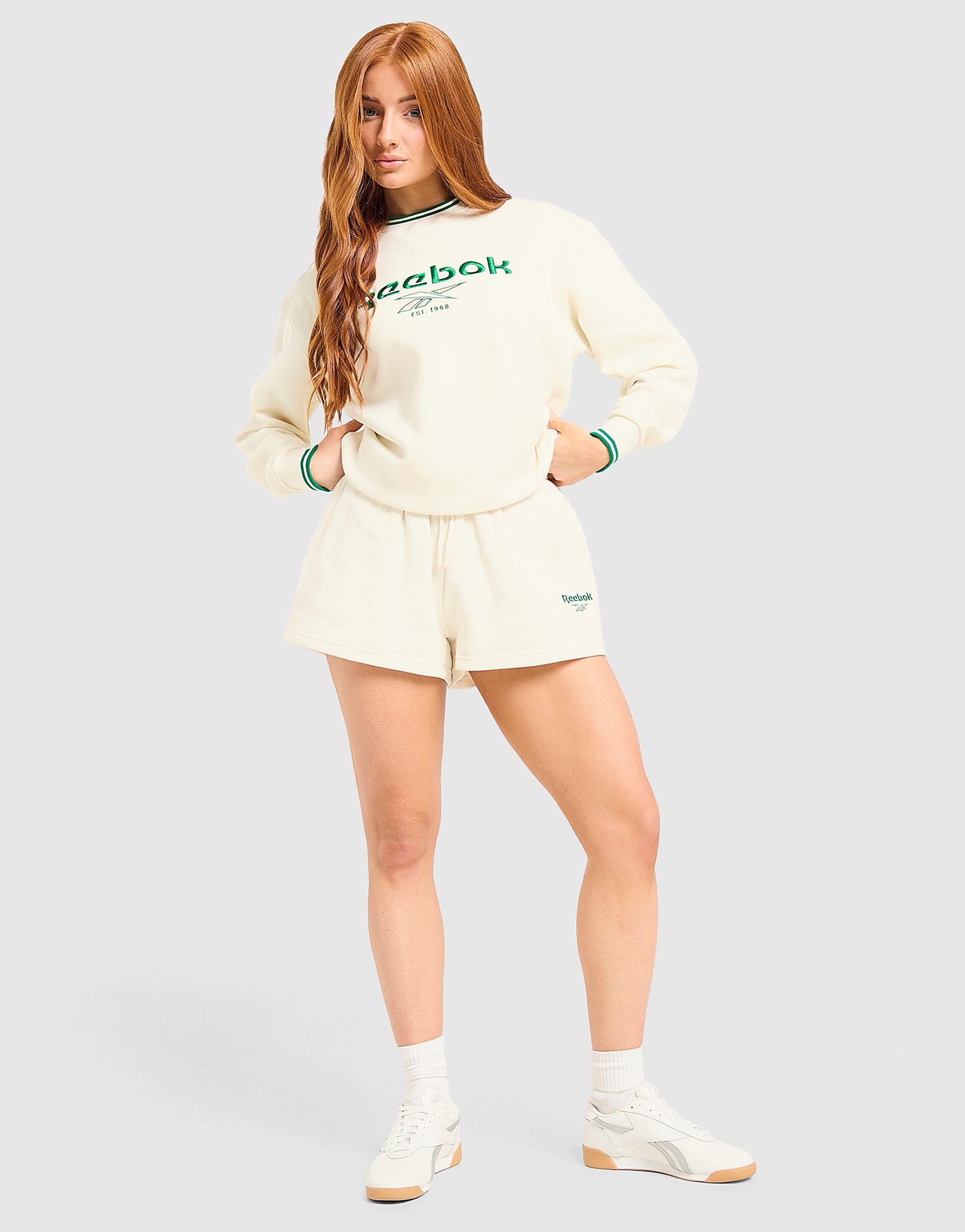 Retro Basketball Shorts - Damen, Cremefarben - female - Size: XL