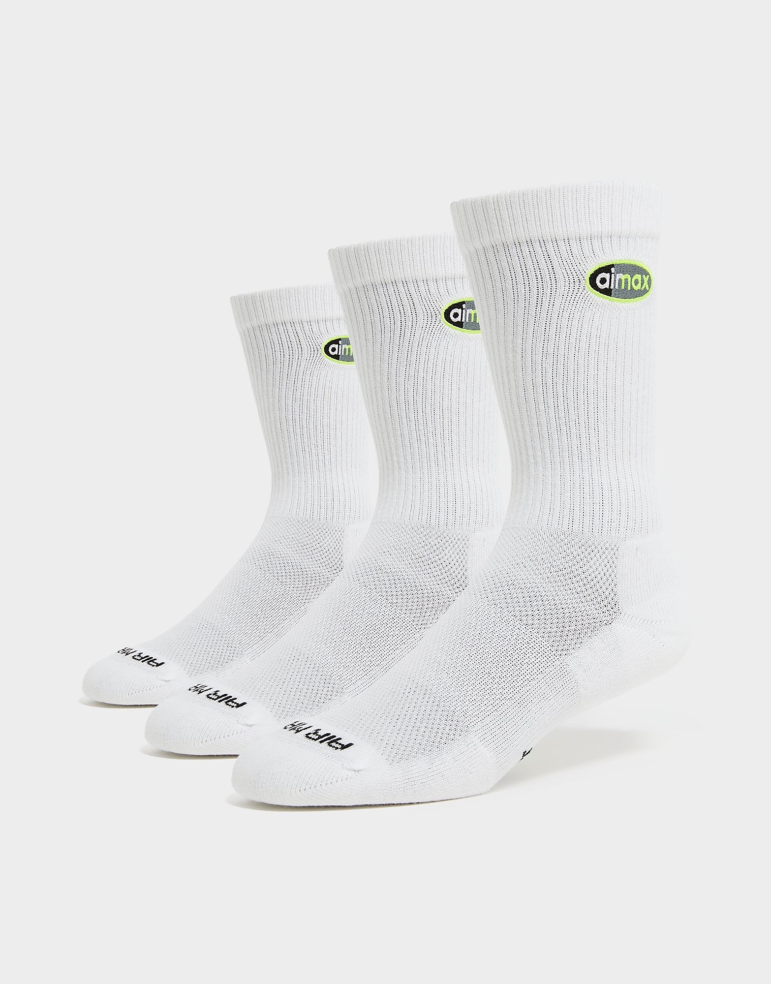 Pack Air Max 95 Crew Socks - Herren, Weiss - male - Size: 46 - 50