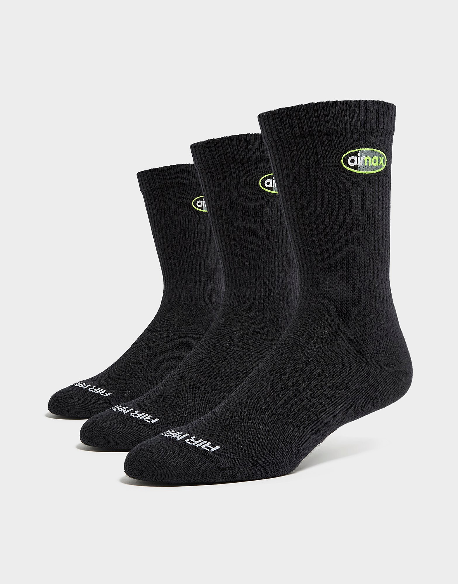 Pack Air Max 95 Crew Socks - Herren, Schwarz - male - Size: 42 - 46