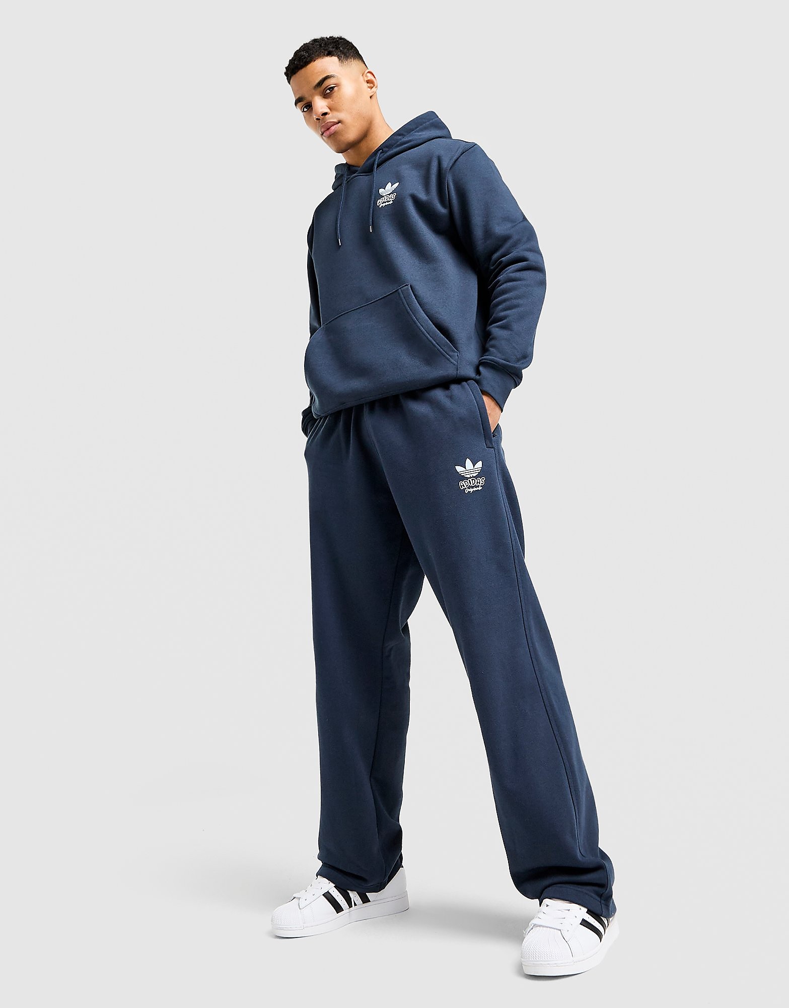 adidas Originals Pantaloni della tuta Dual Print, blu