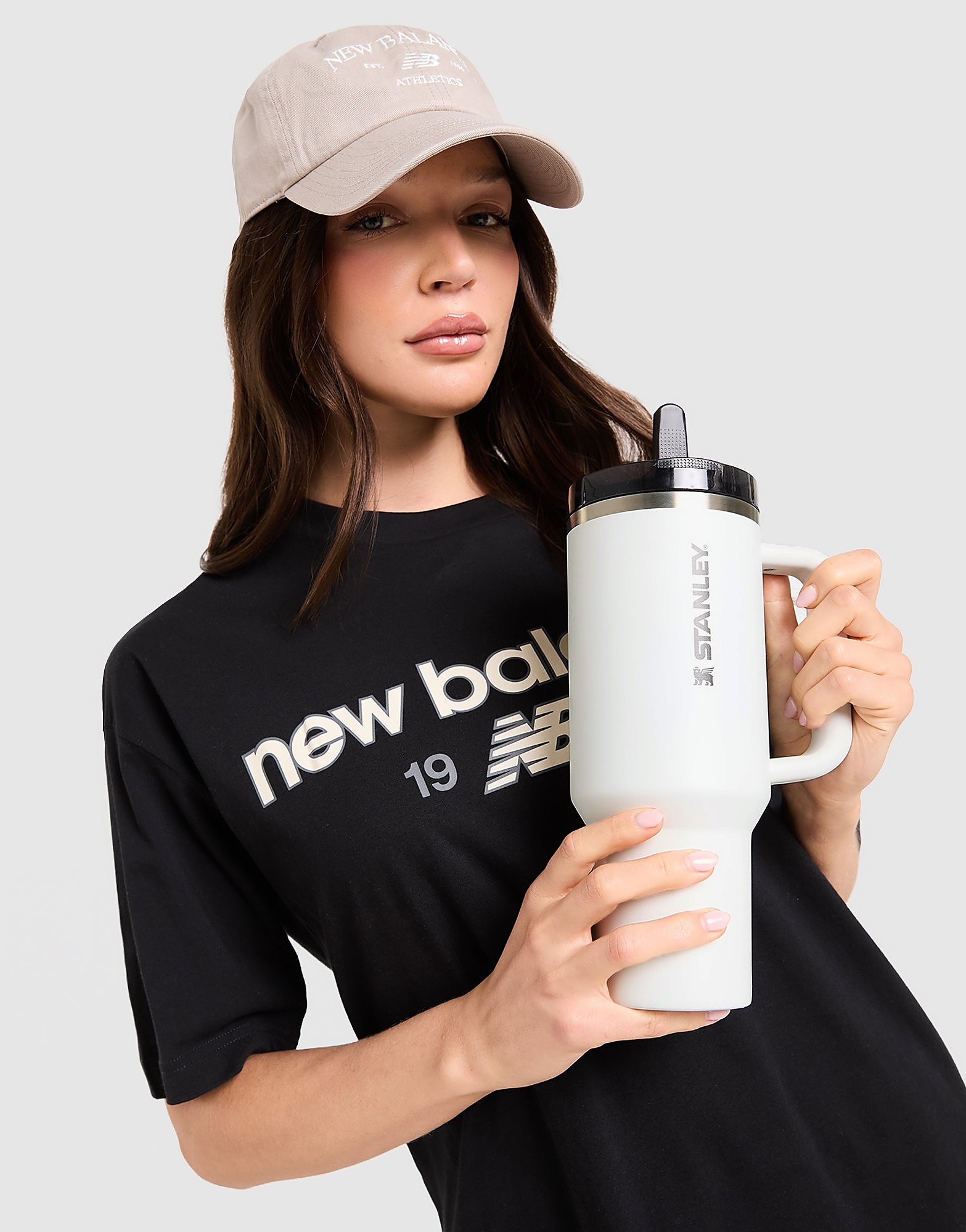 Womens Borraccia Termica Quencher ProTour Flip Straw 1.2L - Bianco, bianco bianco Donna taglia 1.18L
