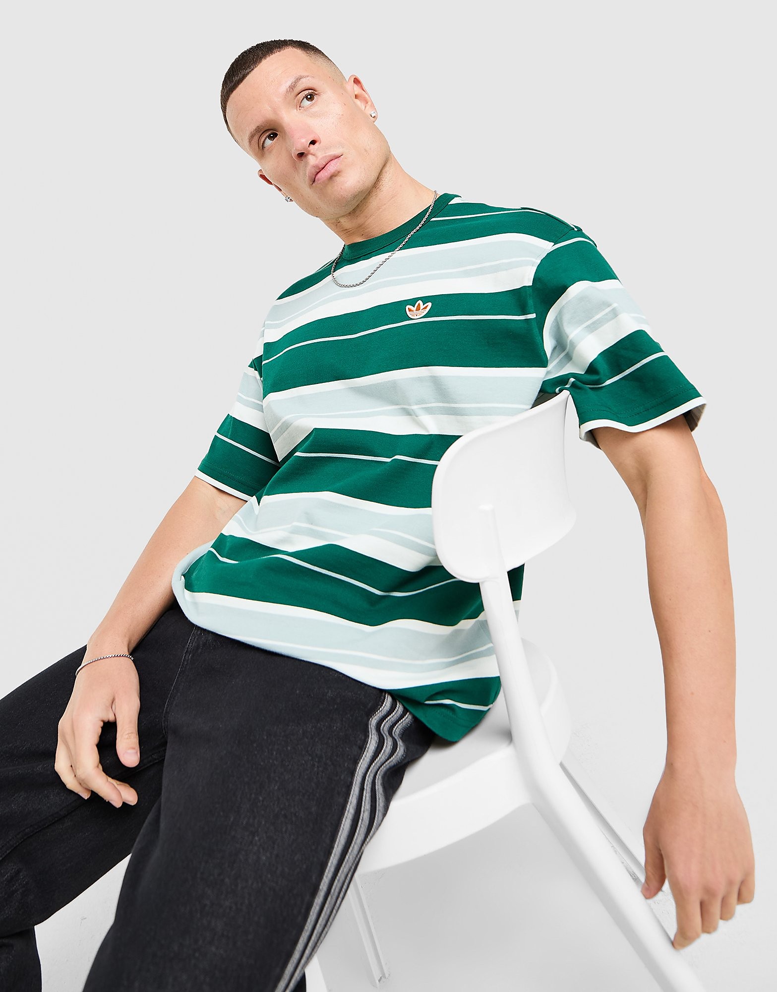 adidas Originals T shirt rayé adidas Originals