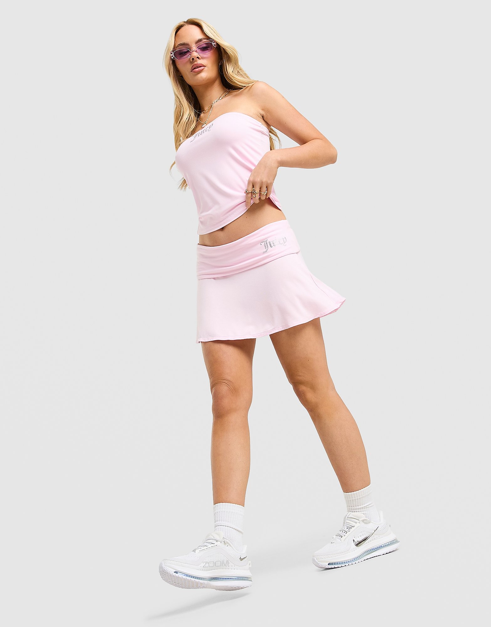 JUICY COUTURE Jersey Fold Over Skirt - vue 1