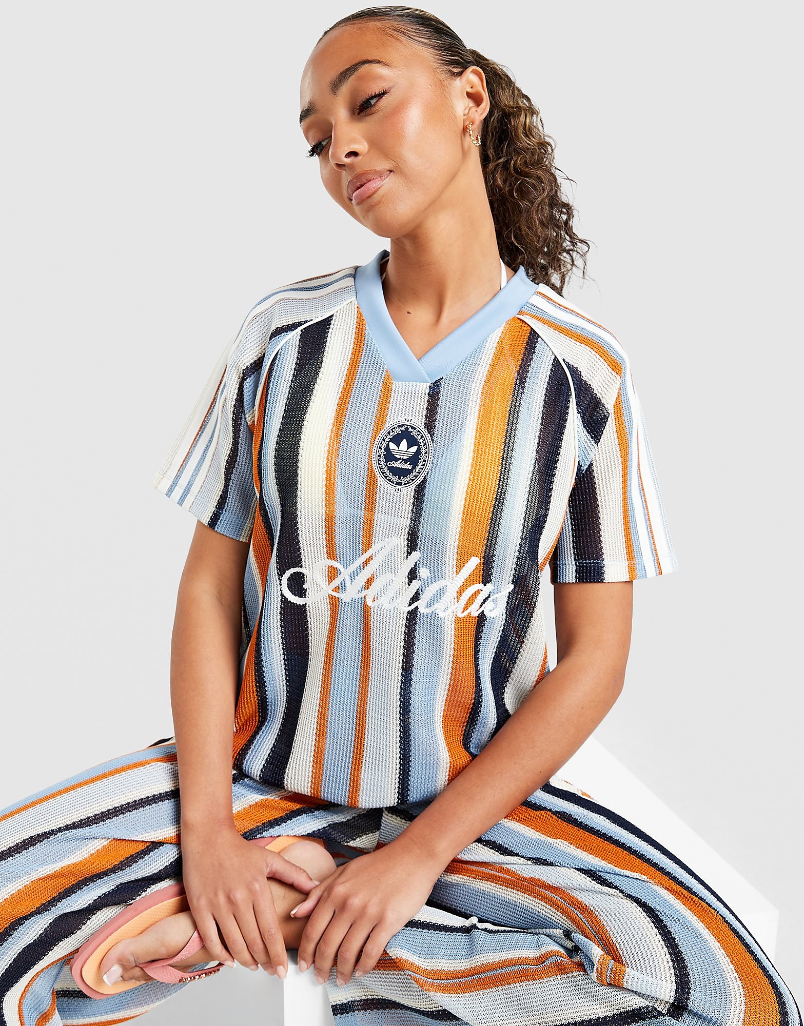 adidas Originals Crochet Football Top
