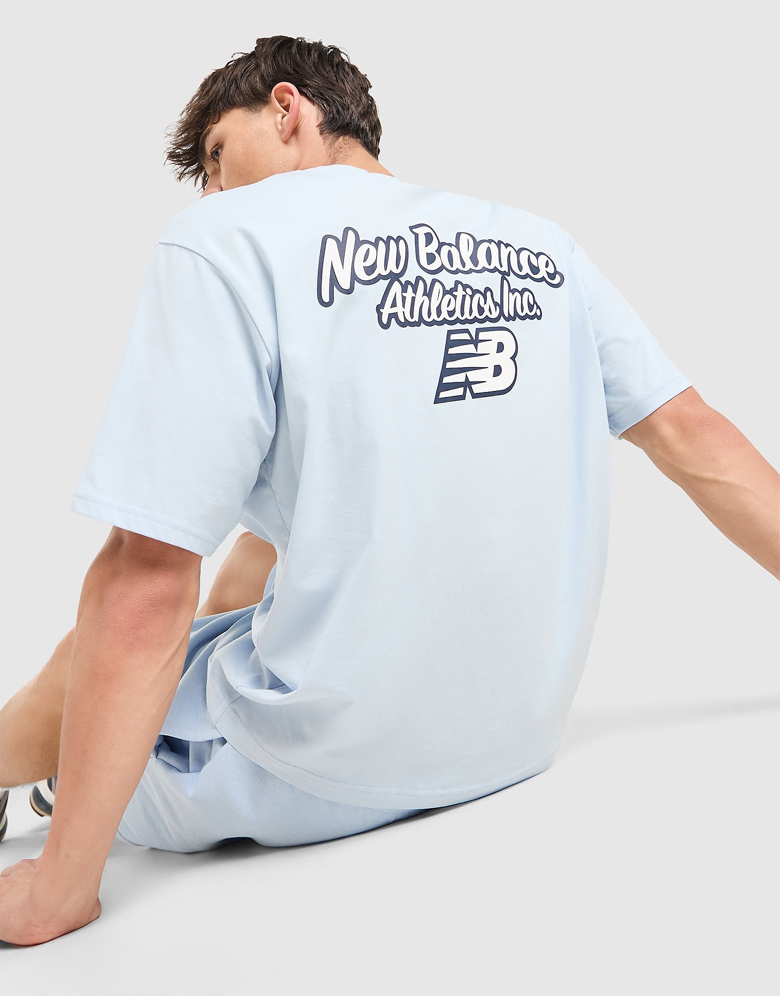 New Balance Script Back Graphic T Shirt