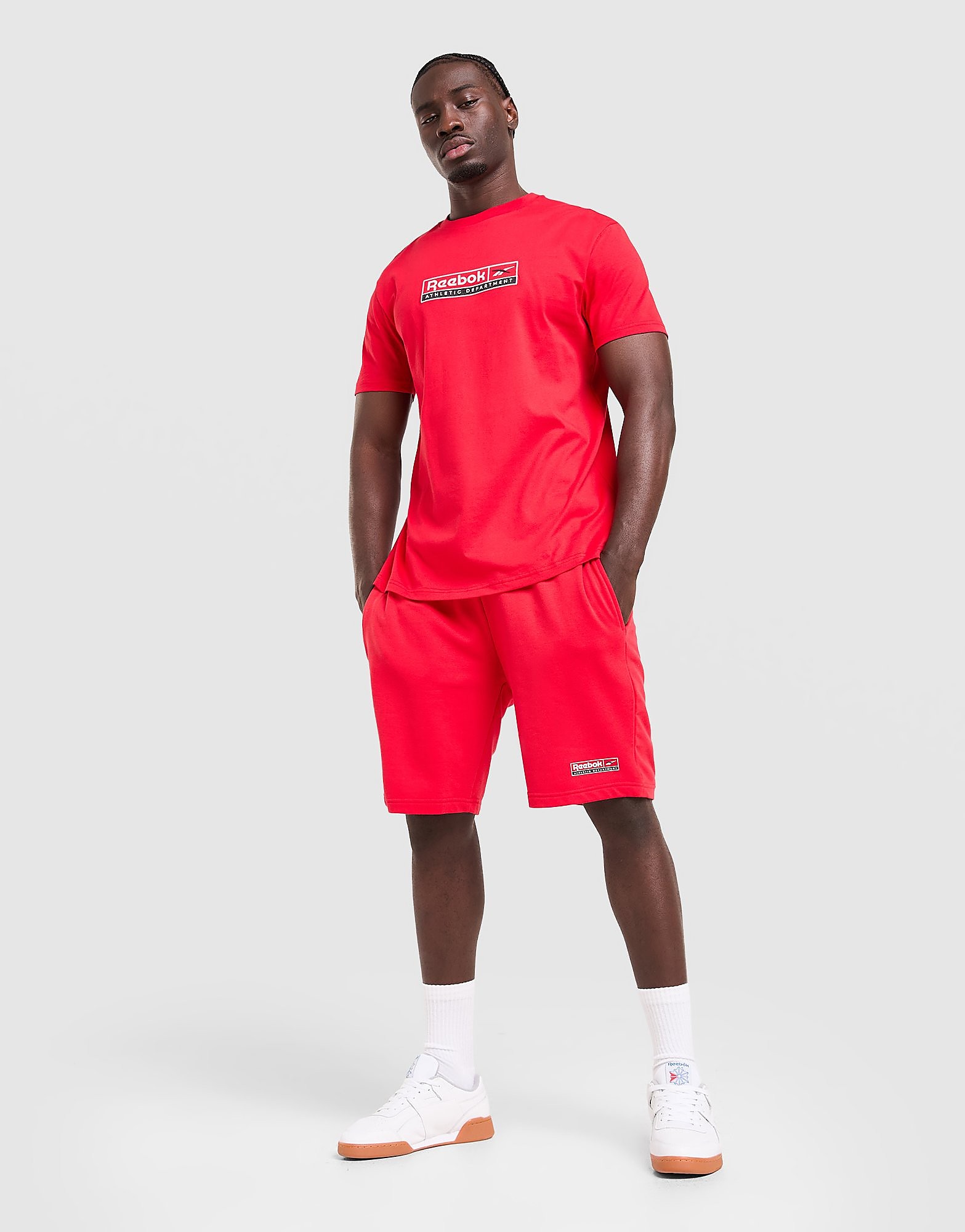 Department Shorts - Herren, Rot