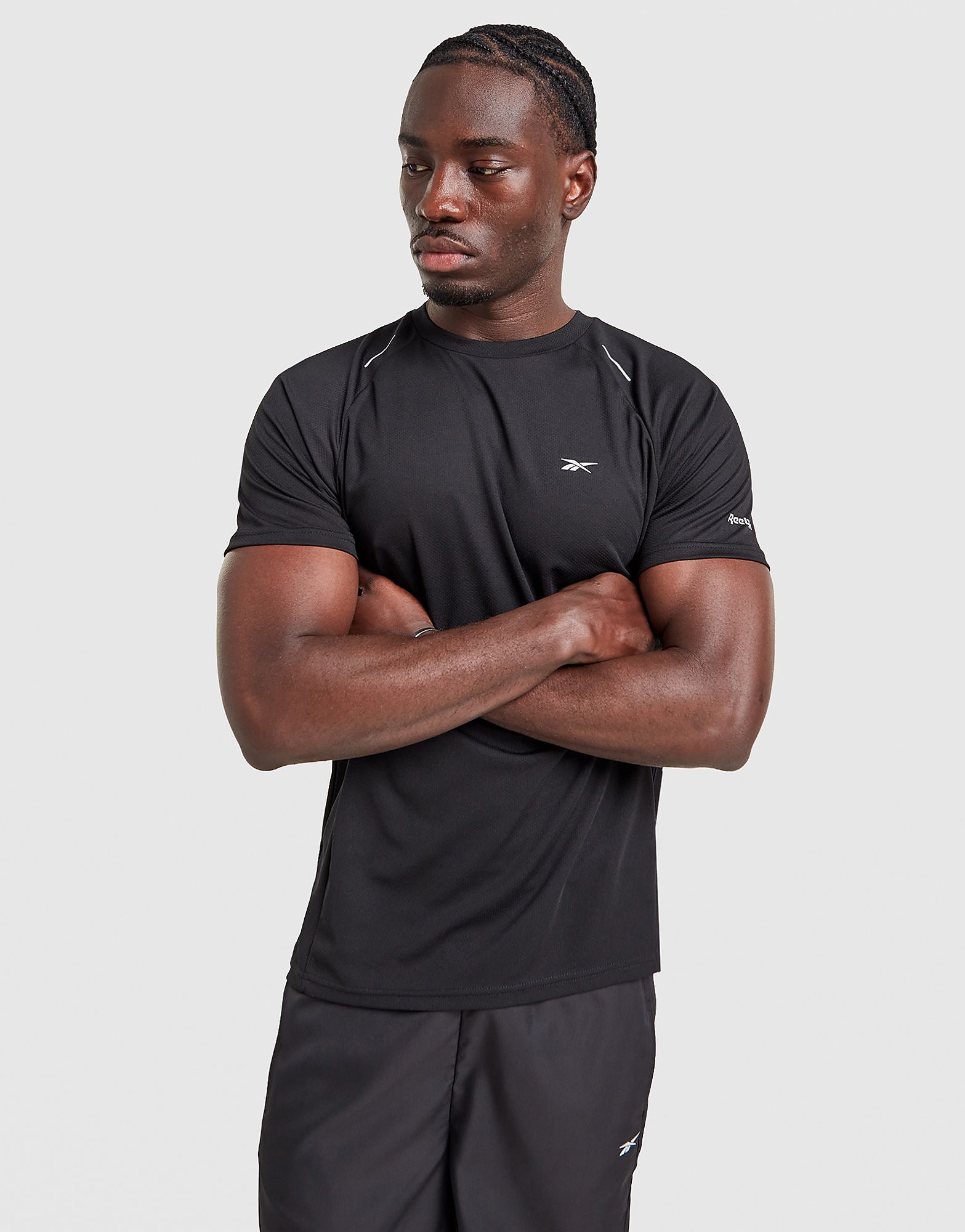 Milton Poly T-Shirt - Herren, Schwarz