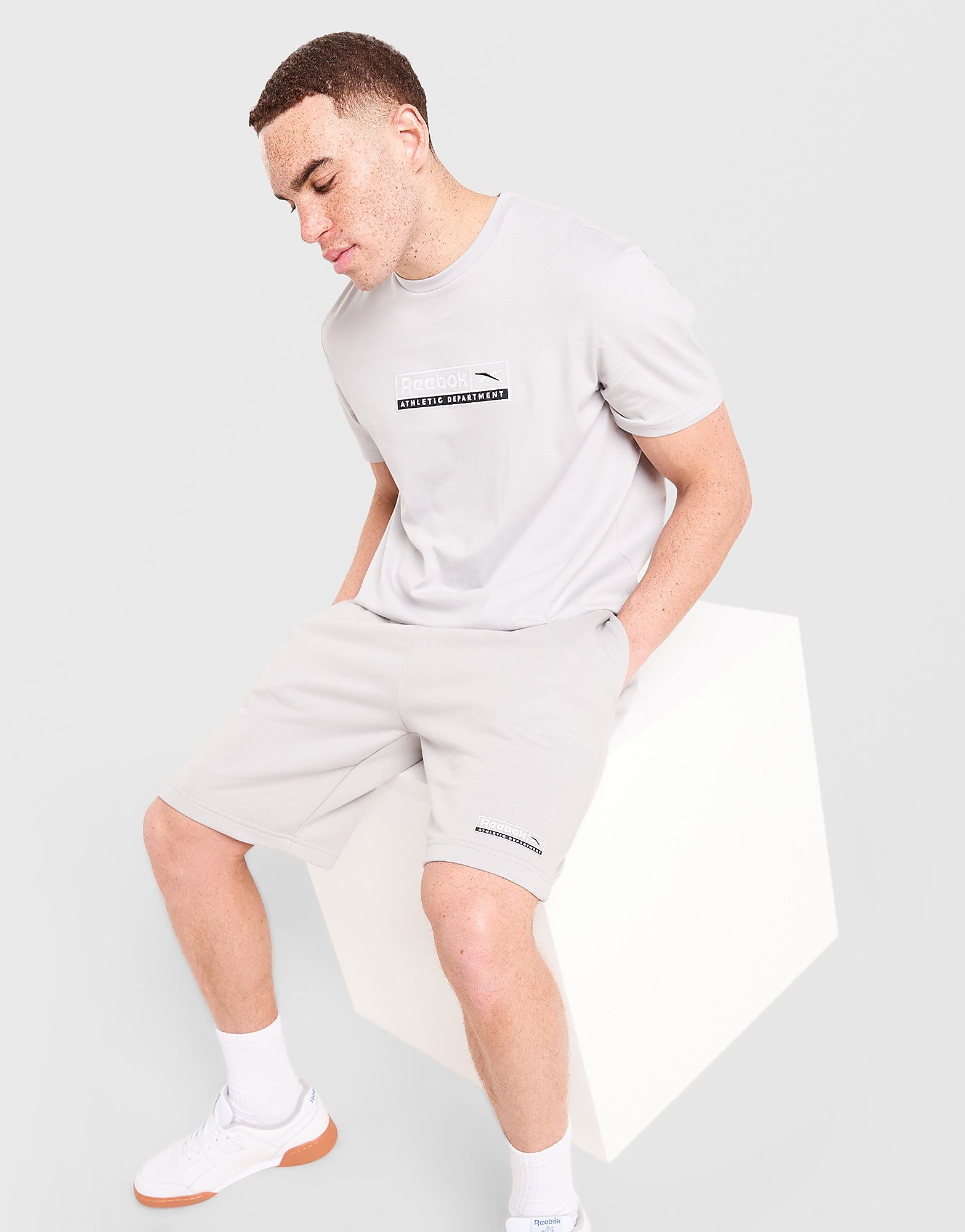 Department Shorts - Herren, Grau - male - Size: S
