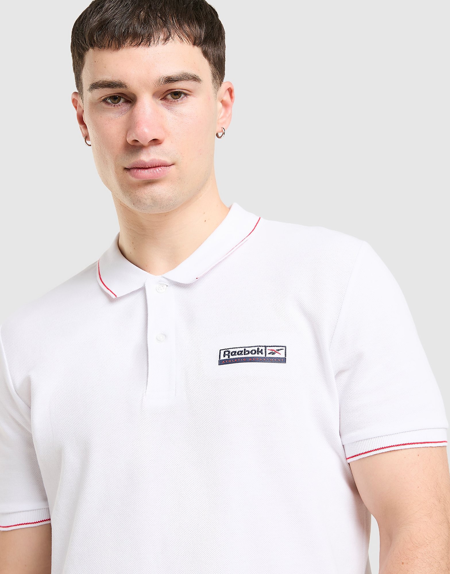 Tipped Polo Shirt - Herren, Weiss - male - Size: M