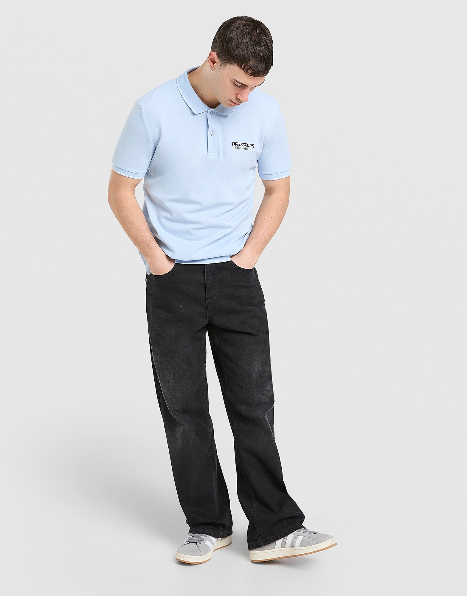 Tipped Polo Shirt - Herren, Blau - male - Size: XXL
