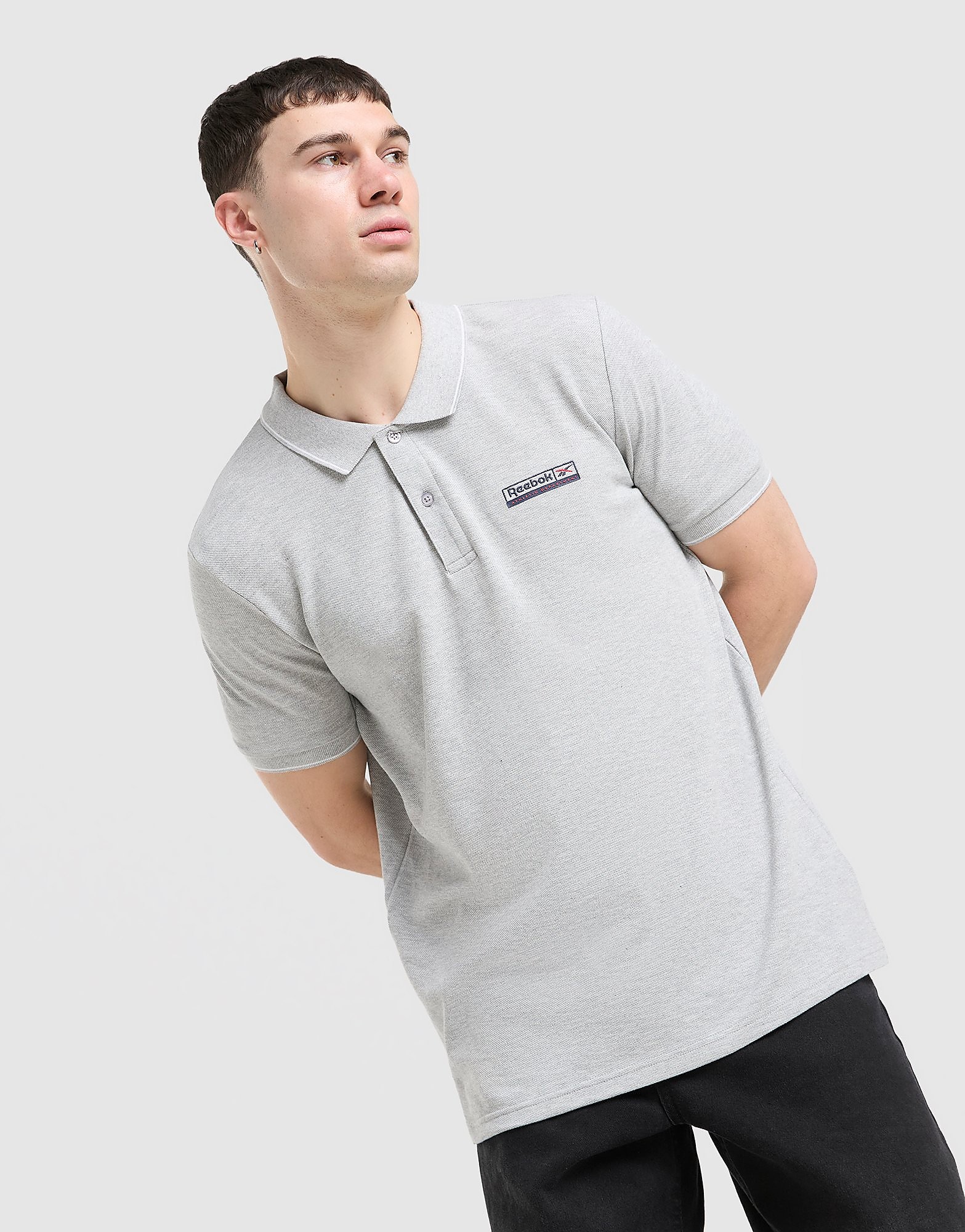 Tipped Polo Shirt - Herren, Grau - male - Size: L