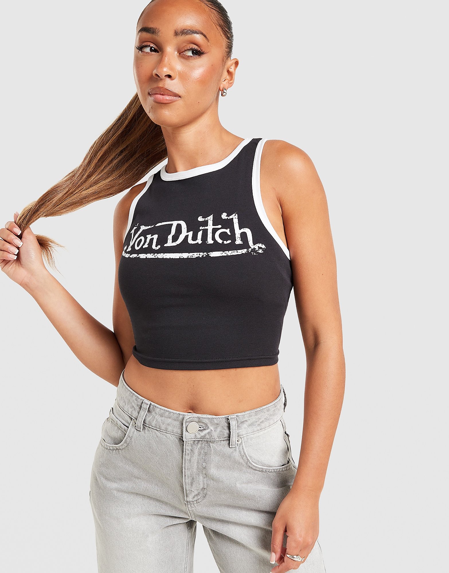 Von Dutch Large Logo Tank Top
