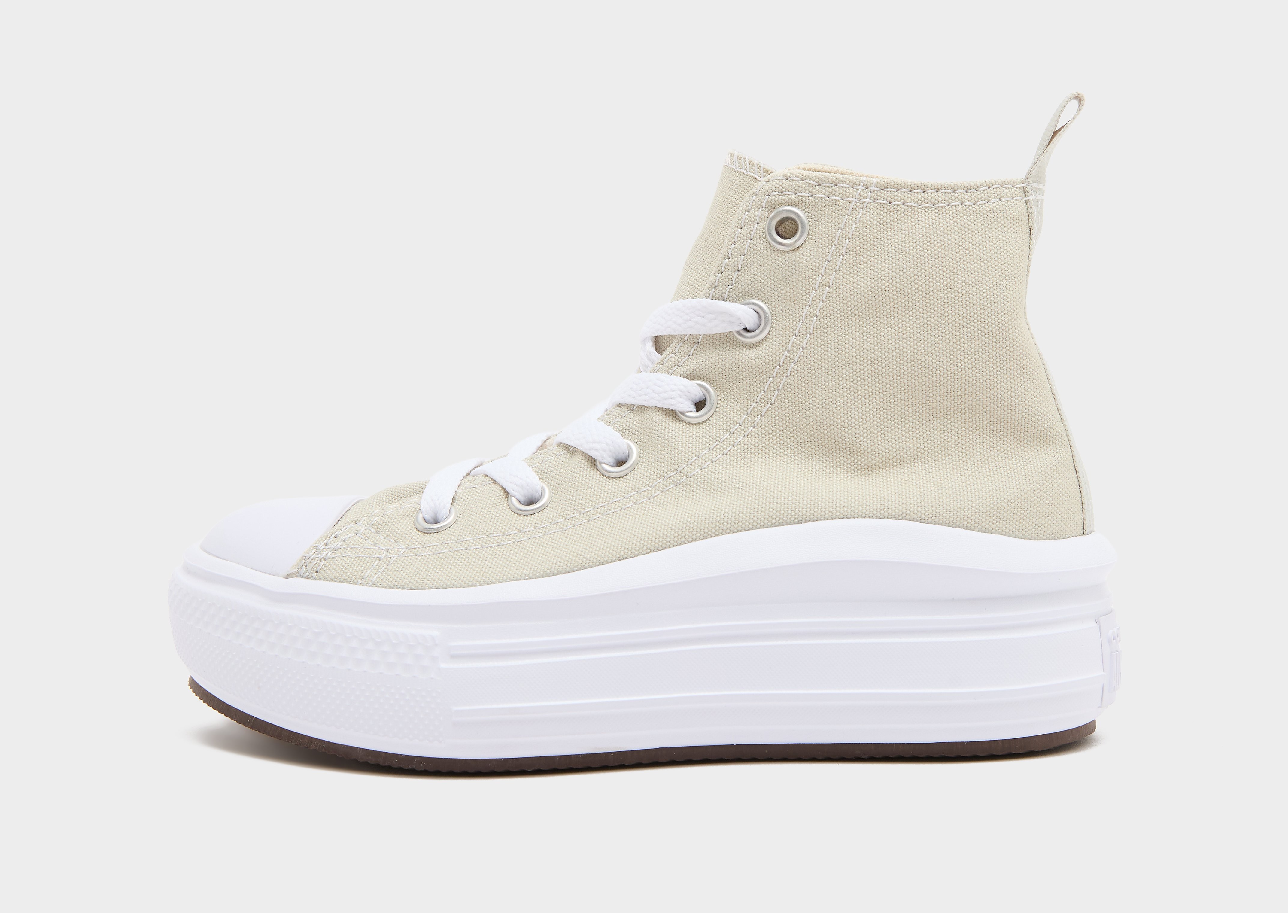 Converse Chuck Taylor All Star Move High Bambino, Crema
