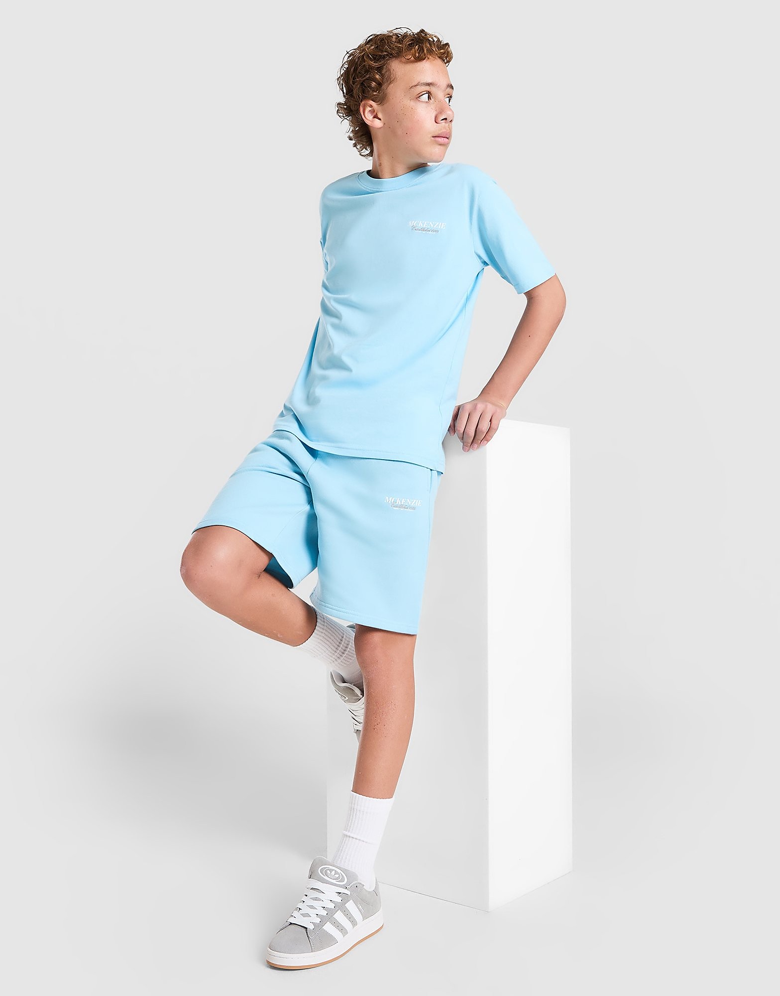Type Fleece Shorts Junior, Blau