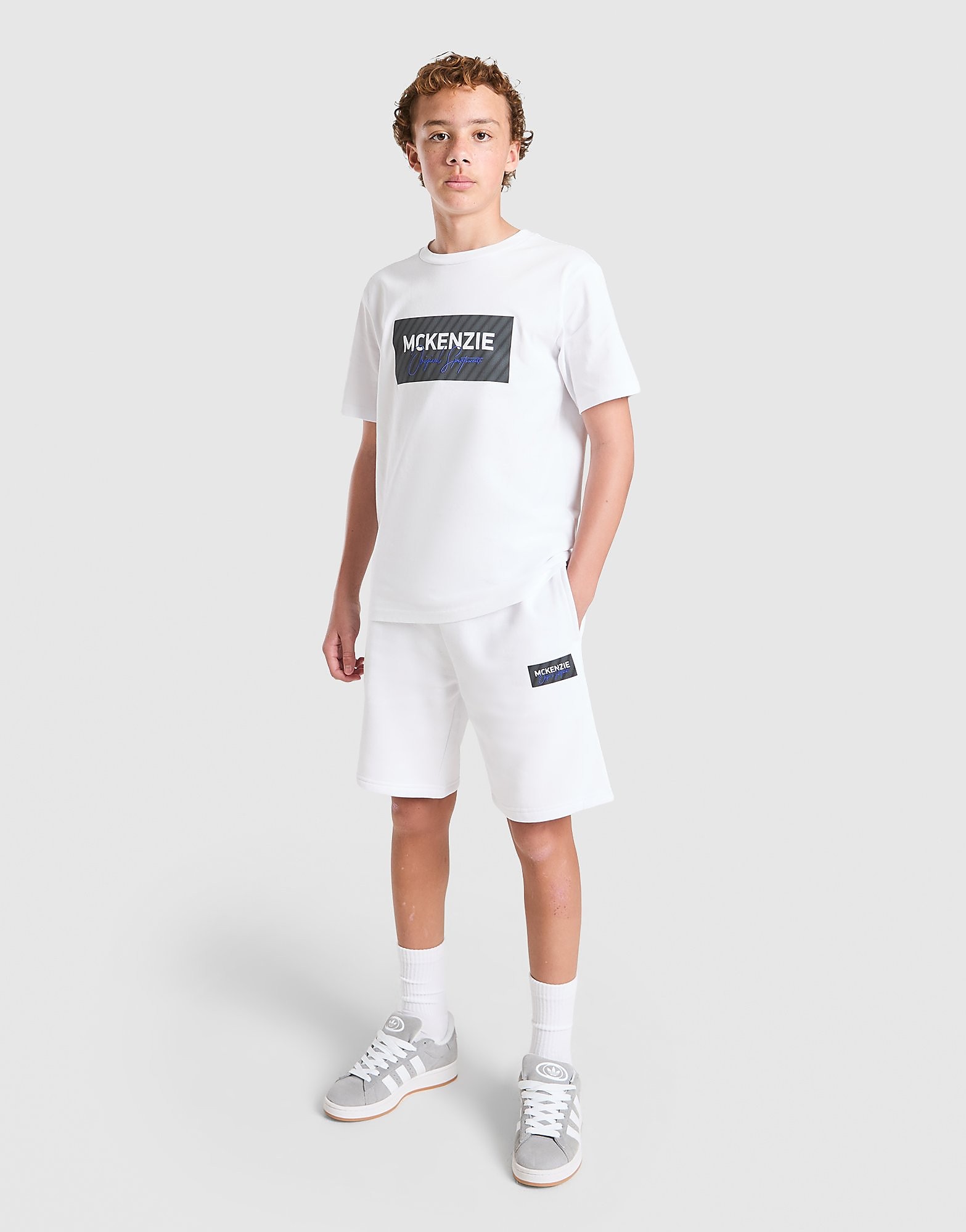 Levy T-Shirt/Shorts Set Junior, Weiss - unisex - Size: 10-12Y