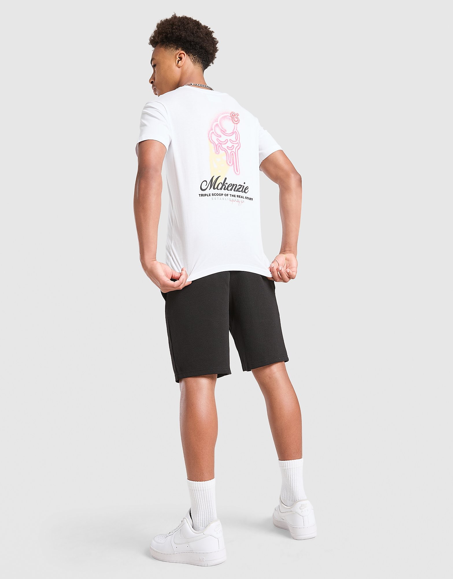 Ice Cream T-Shirt Junior, Weiss