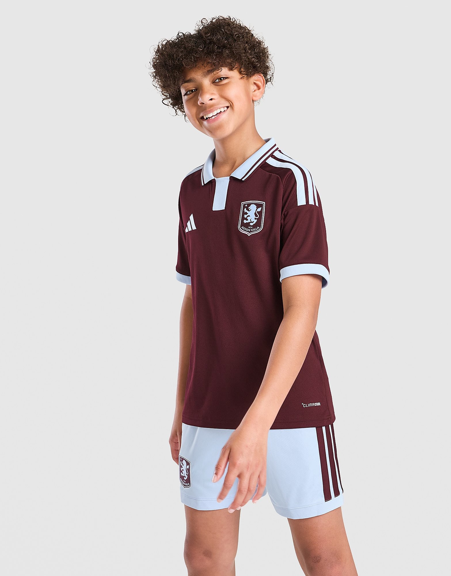 Aston Villa FC 2026/27 Home Shirt Junior - Rosso, rosso rosso Bambino taglia 11-12Y