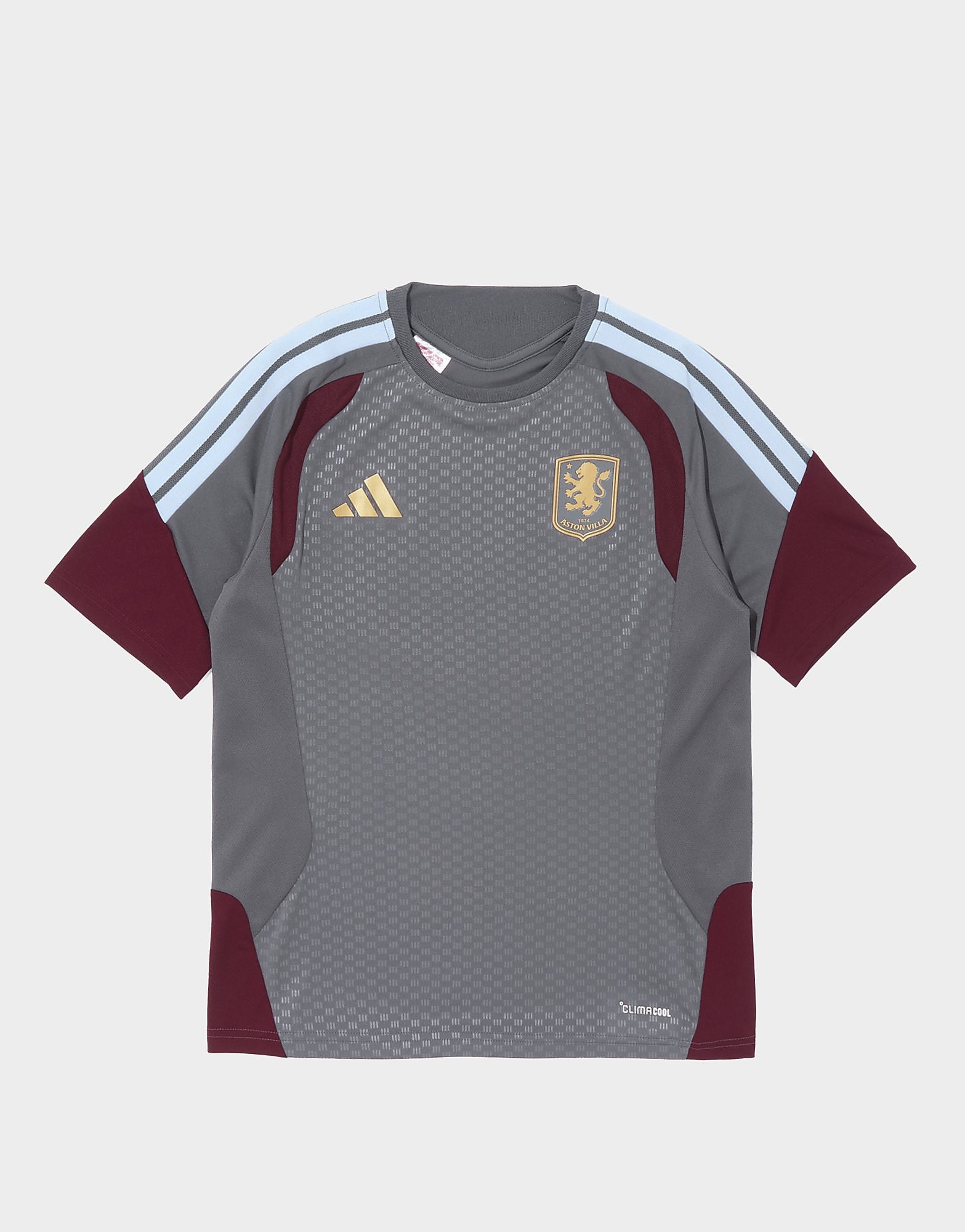 Aston Villa FC Tiro 26 Training Shirt Junior, Grau - unisex - Size: 9-10Y