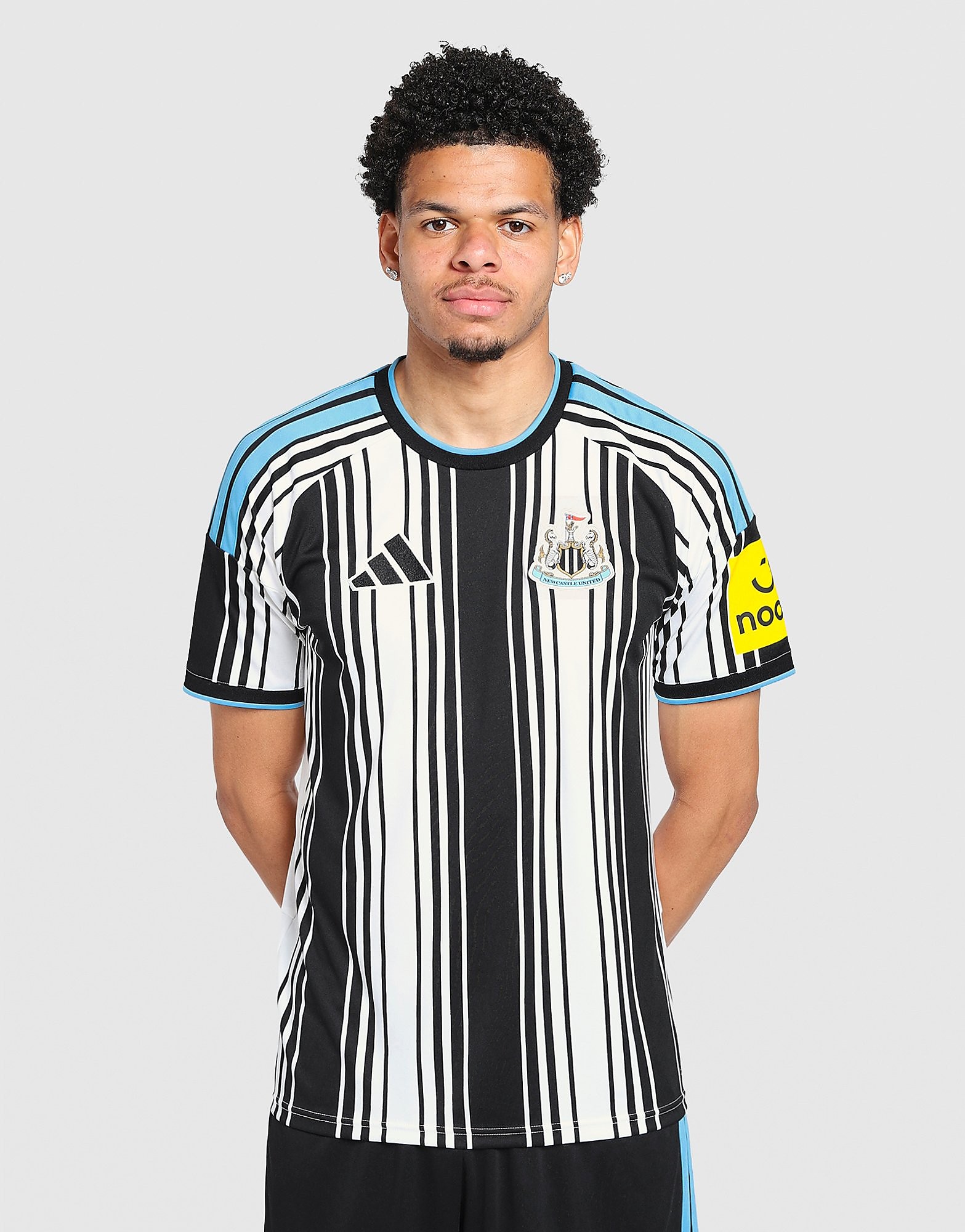 Mens Newcastle United FC 2026/27 Home Shirt - Nero, nero nero Uomo taglia XL