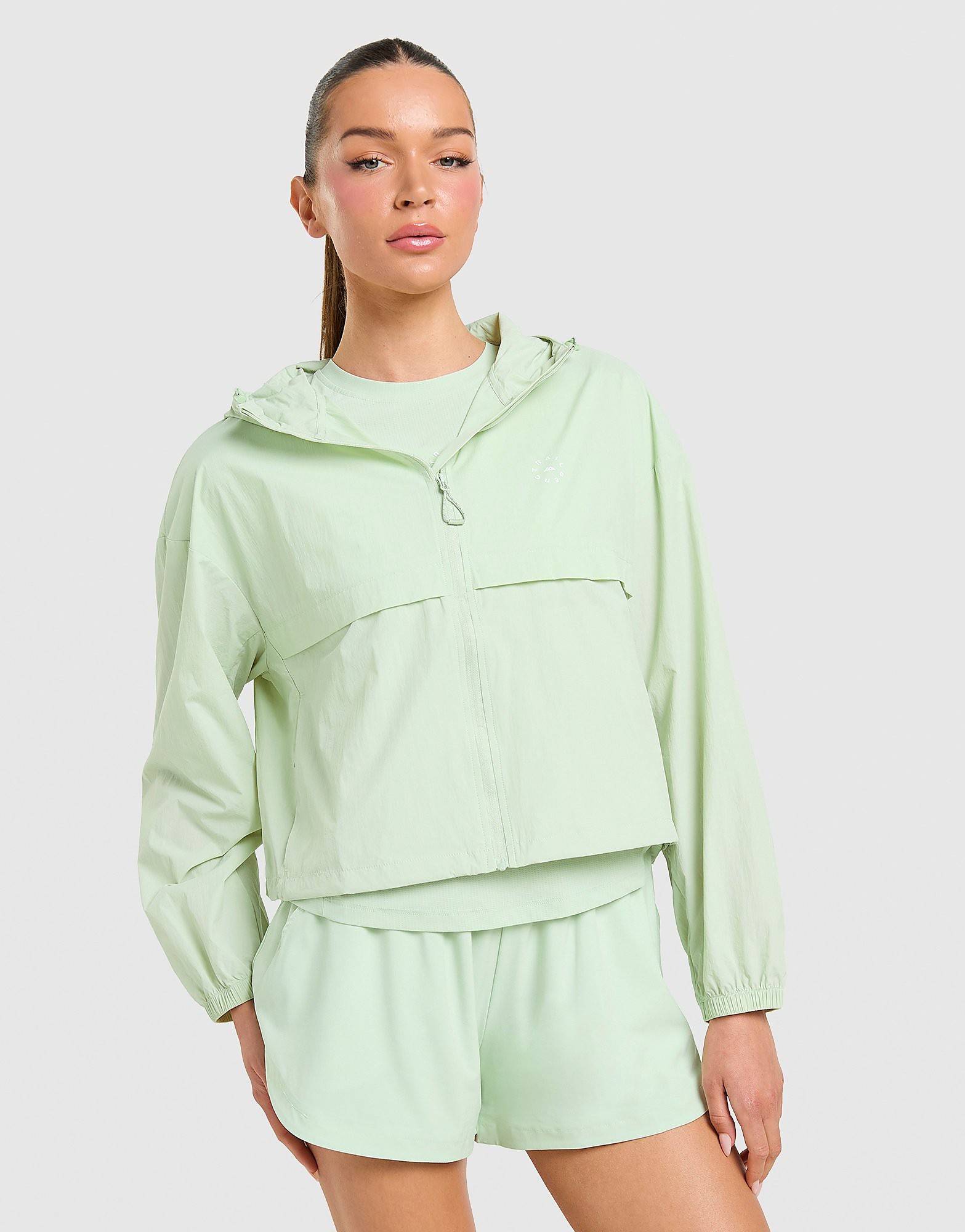 Womens Endura Woven Running Jacket - Verde, verde verde Donna taglia XL