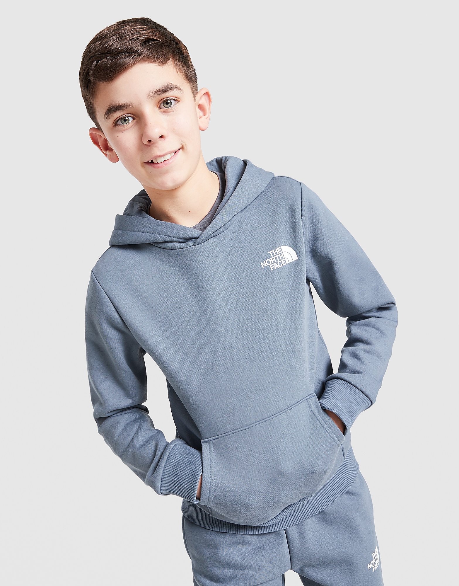The North Face Felpa con Cappuccio Simple Dome Junior, grigio