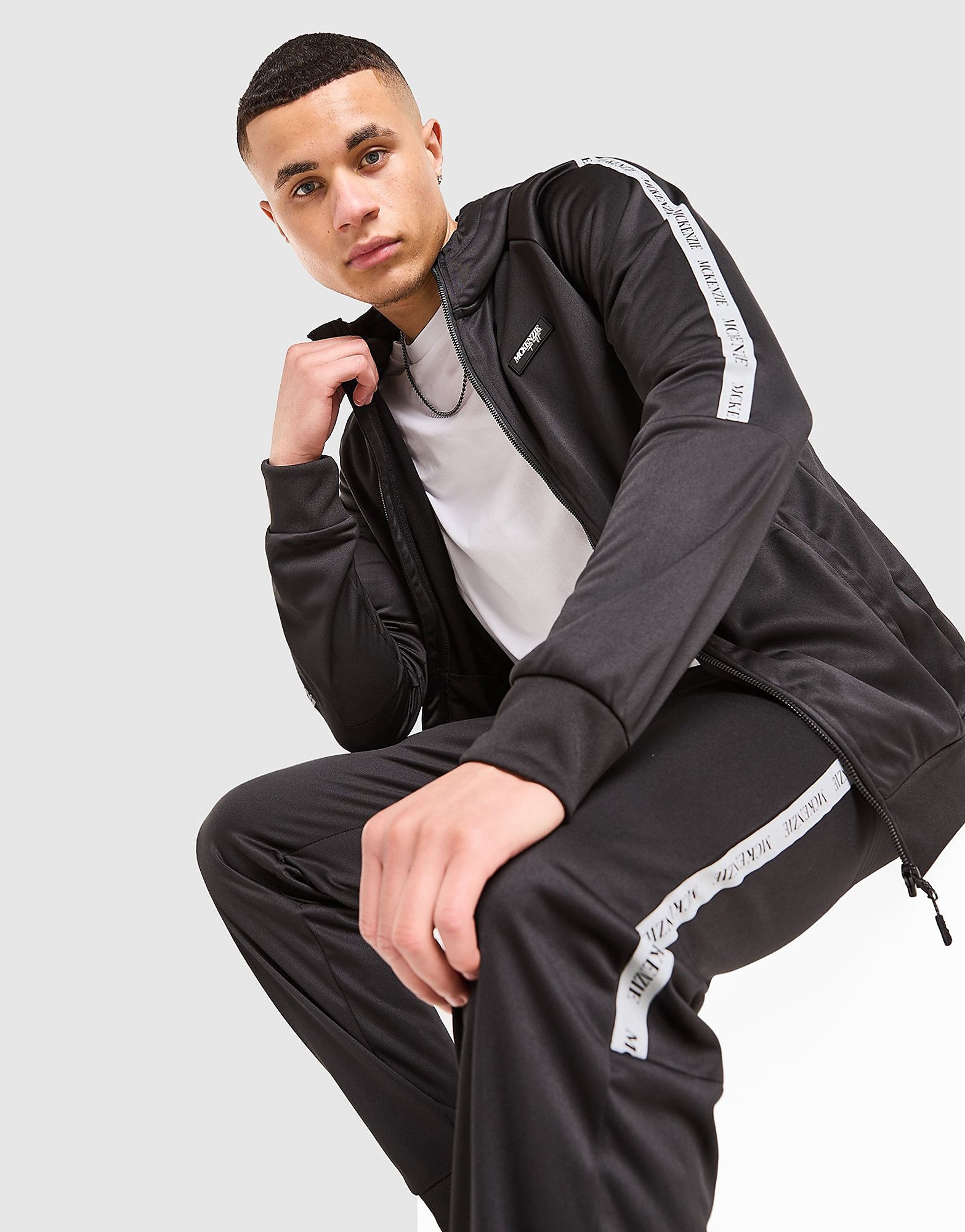 McKenzie Fade Poly Full Zip Hoodie - vue 1