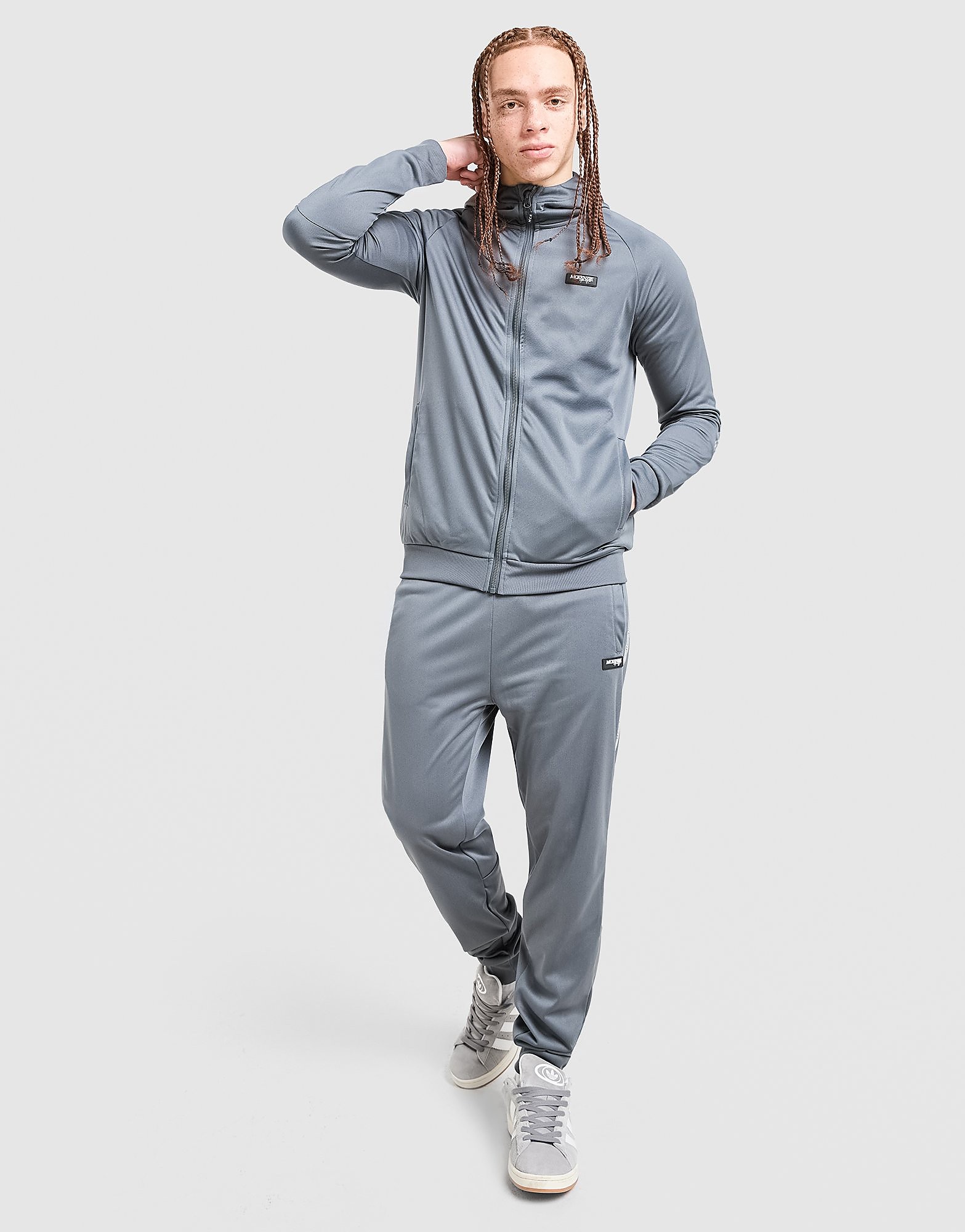 McKenzie Fade Poly Full Zip Hoodie - vue 1