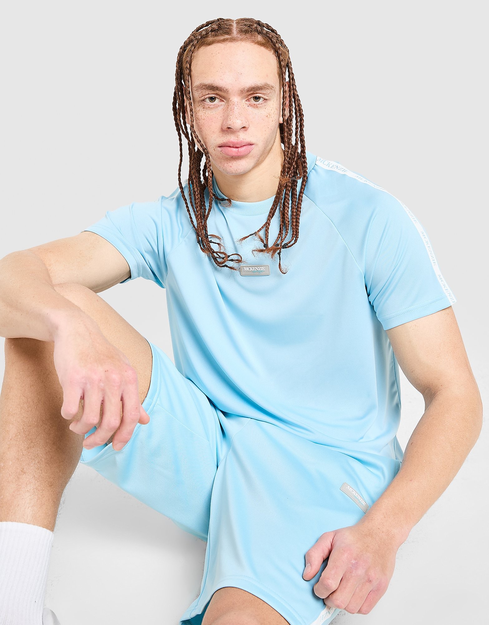 Fade Poly T-Shirt - Herren, Blau - male - Size: XL