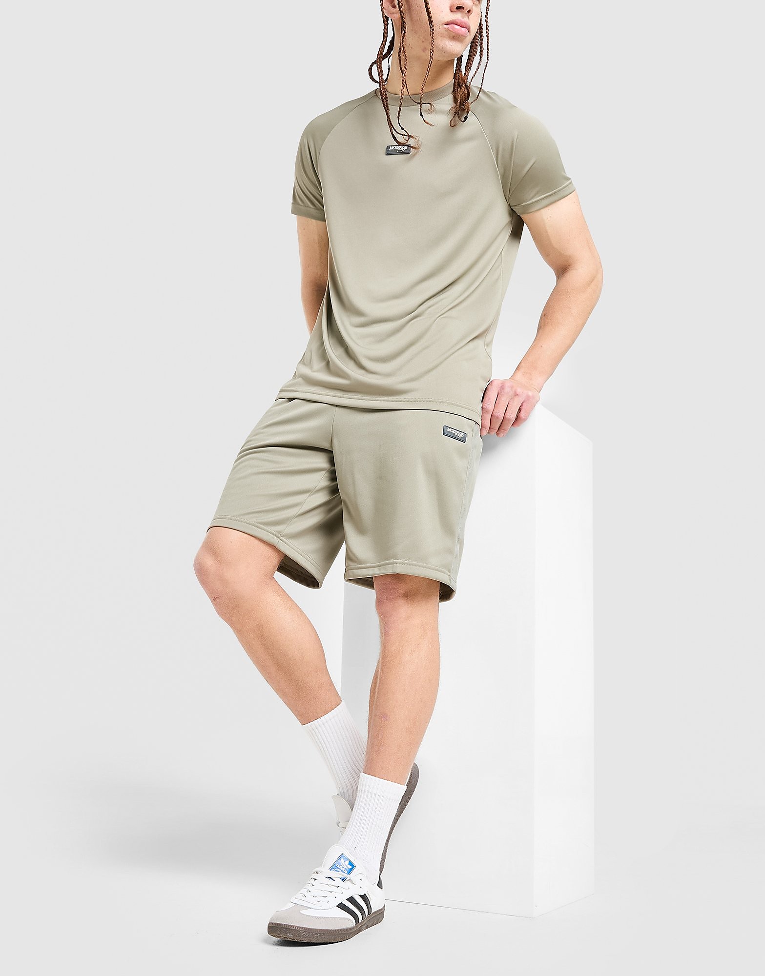 Fade Poly Shorts - Herren, Grau - male - Size: L