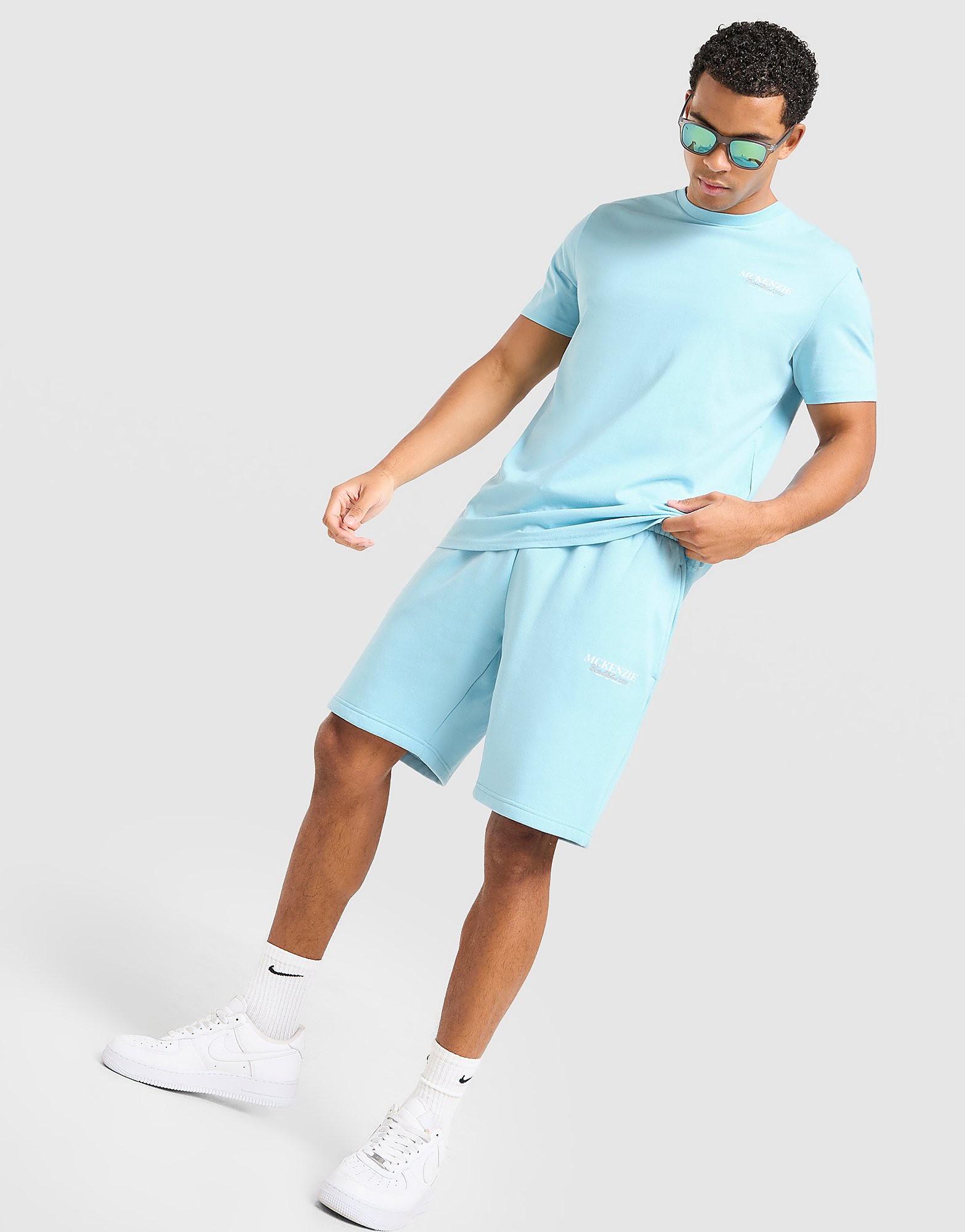 Type Fleece Shorts - Herren, Blau
