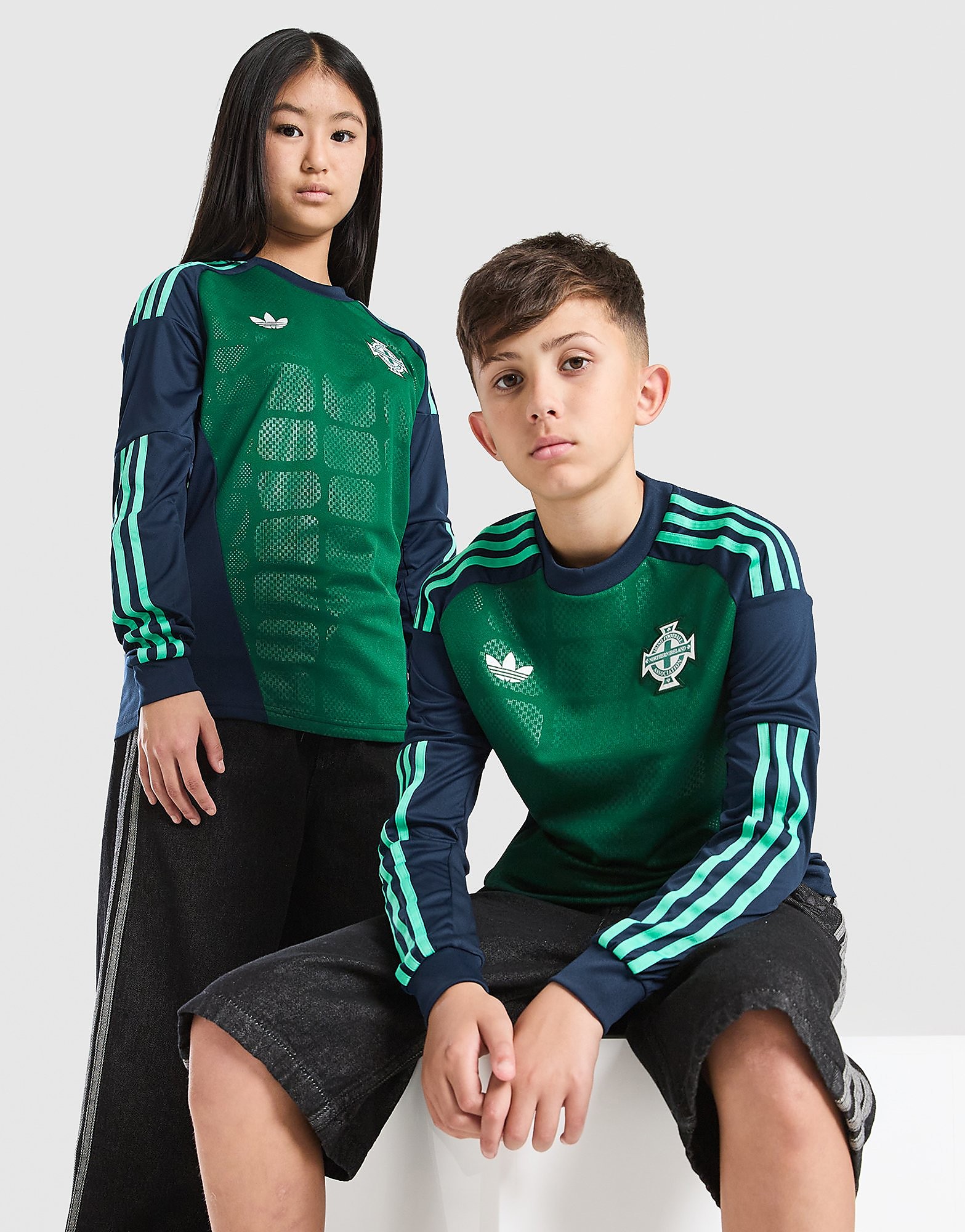 Maglia Portiere Manica Lunga Irlanda del Nord 2026 Junior - Verde, verde verde Bambino taglia 7-8Y