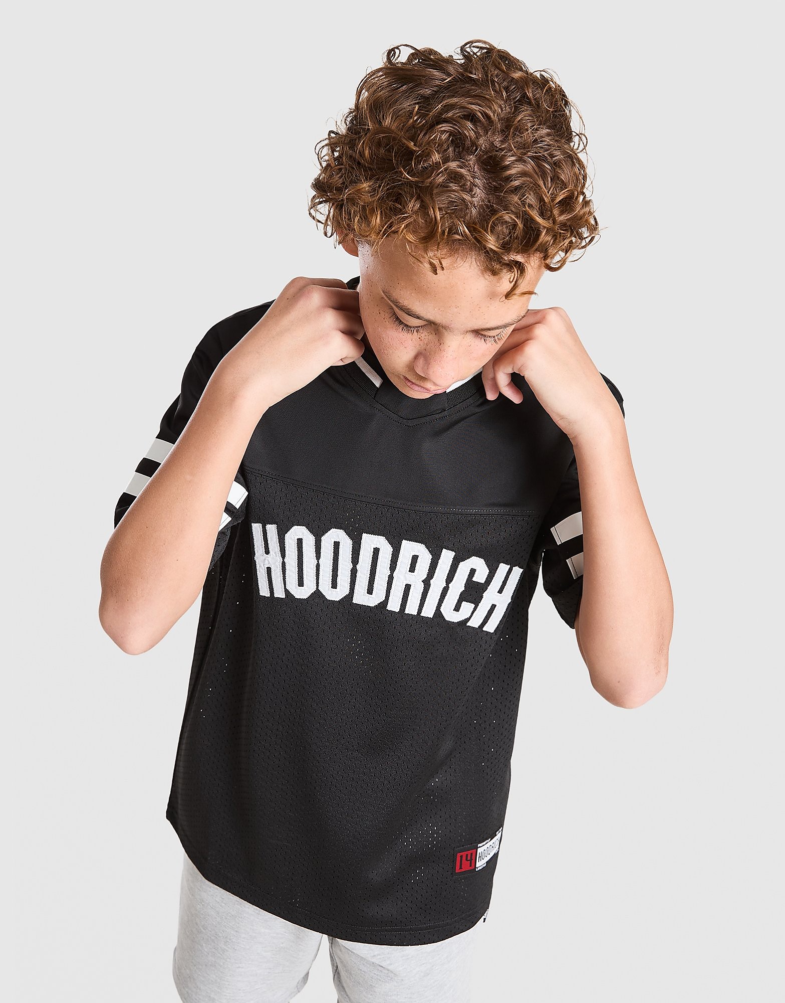 Campus Mesh T-Shirt Junior - Nero, nero nero Bambino taglia 8-10Y