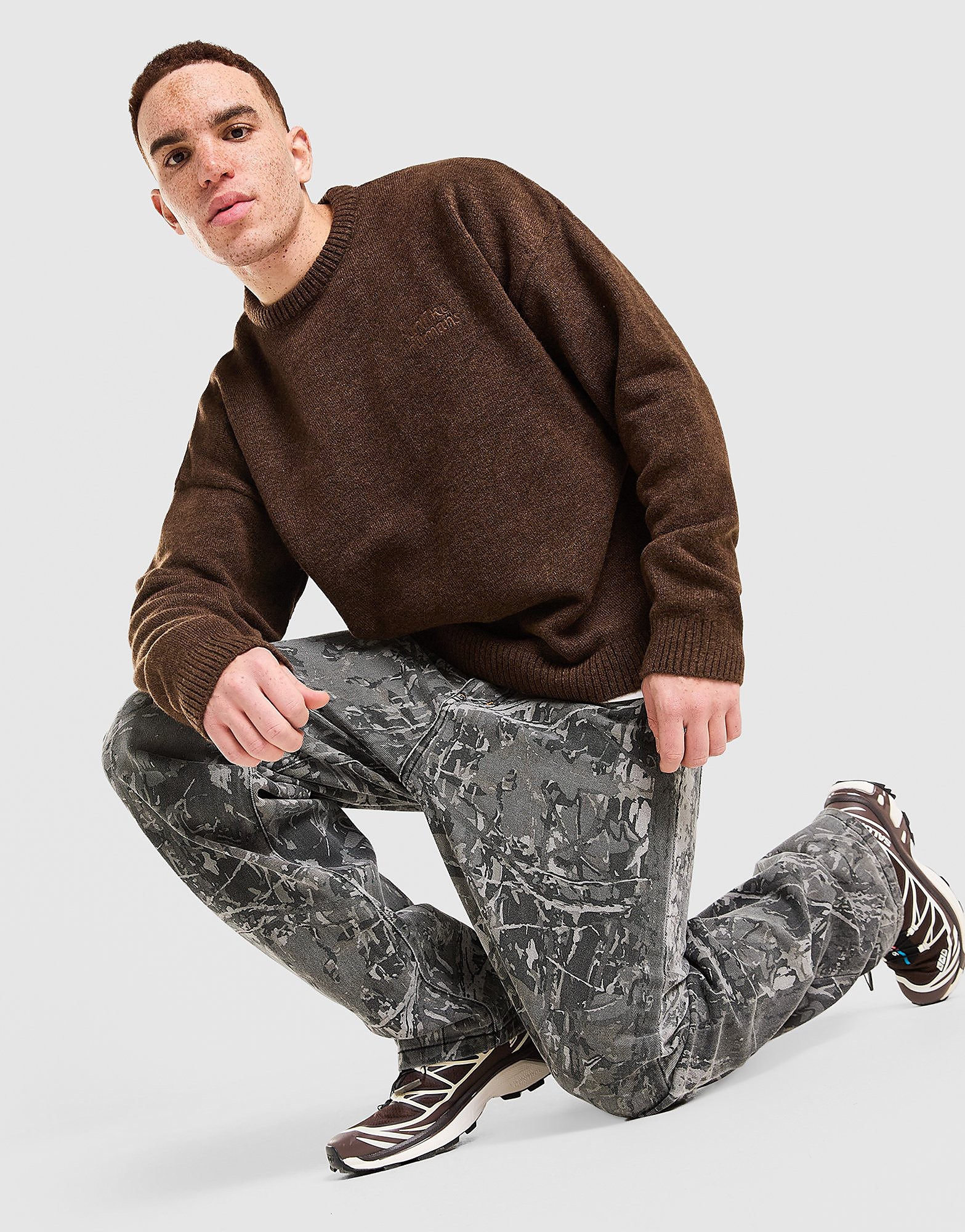 Unlike Humans Farrow Knit Crew Sweatshirt