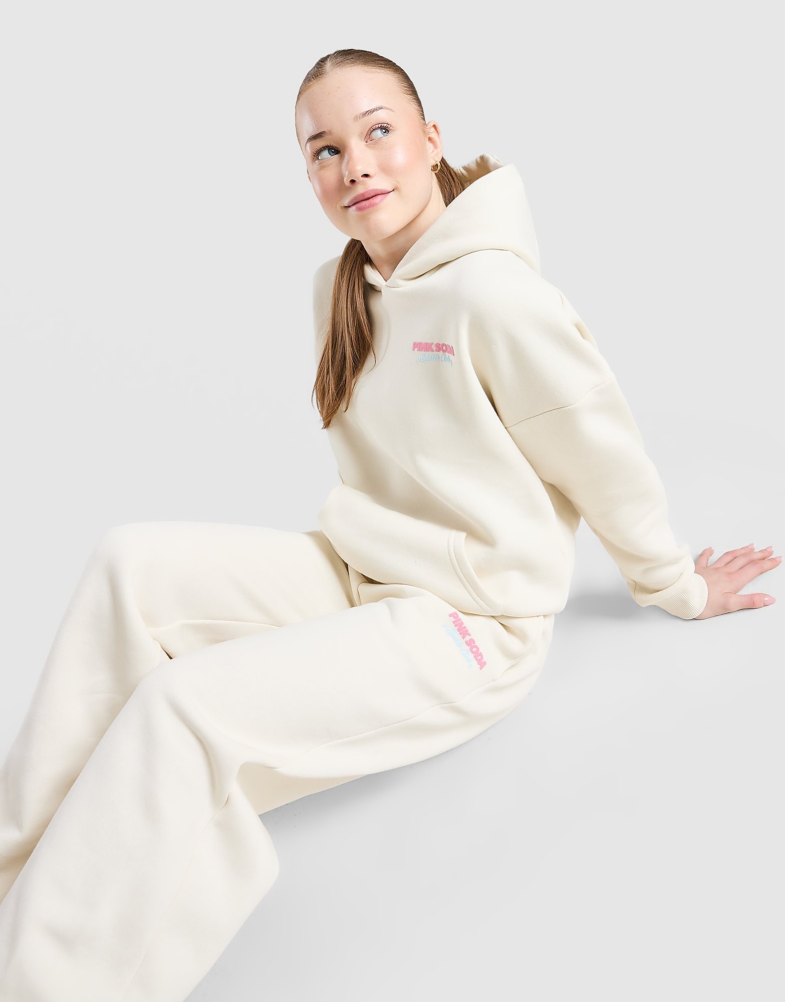 Soda Sport Girls' Stack Wide Leg Joggers Junior