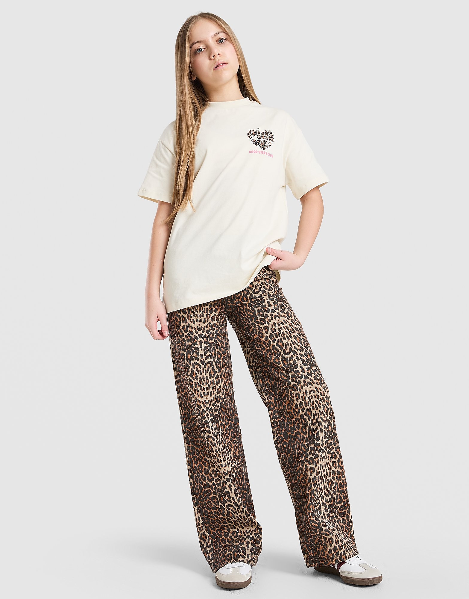 Soda Sport Girls' Leopard Jeans Junior - vue 1