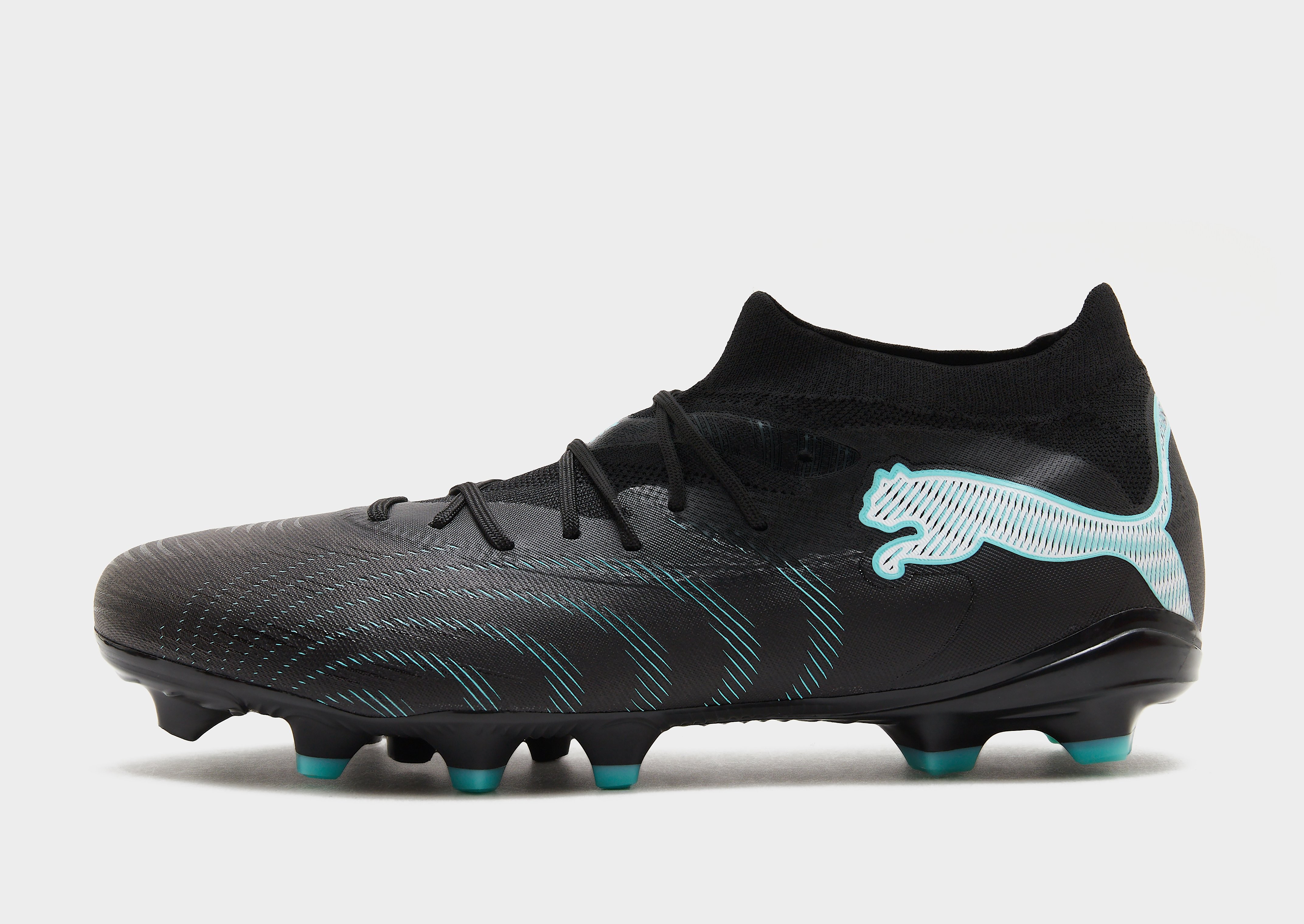 PUMA FUTURE 9 MATCH FG/AG Unisex Sportschoenen - PUMA Black-Intense Mint-PUMA White