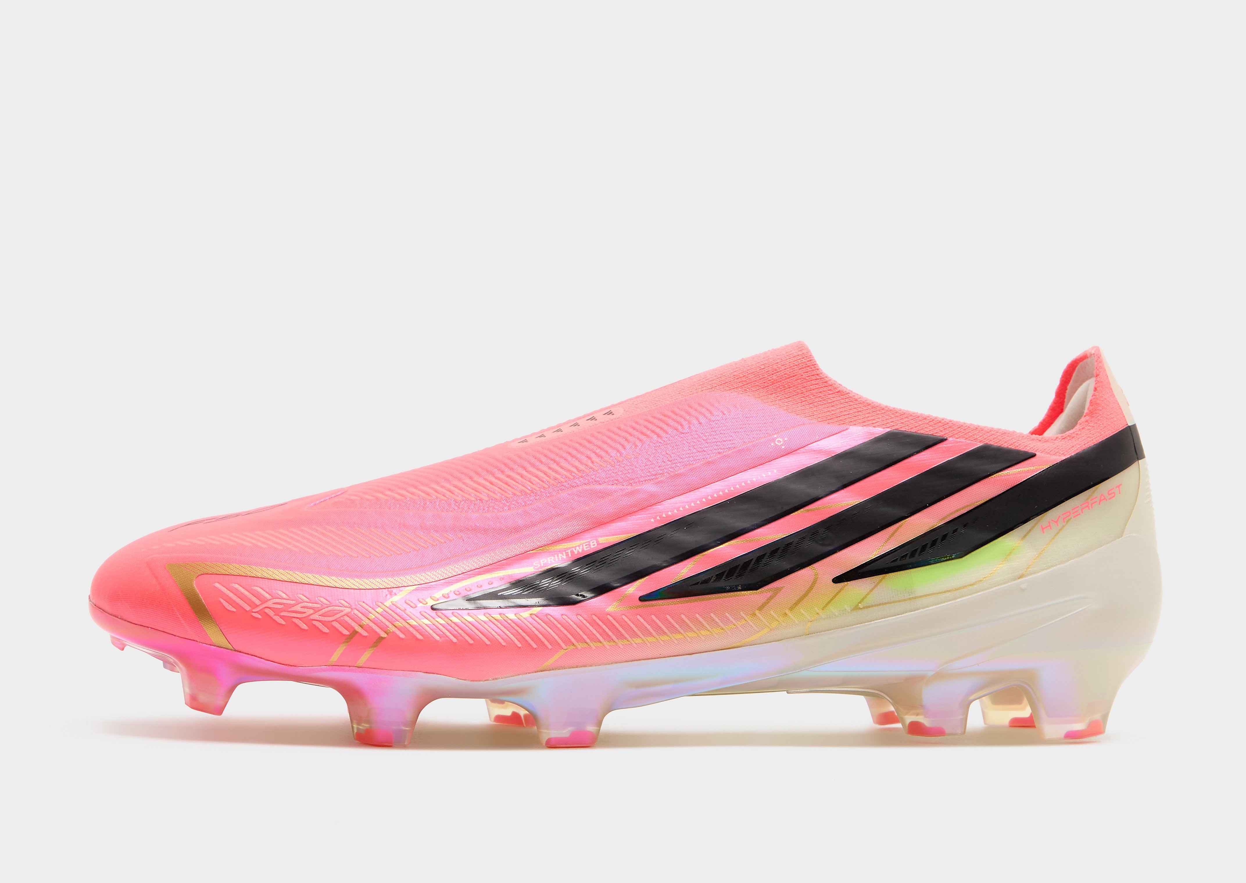 F50 Hyperfast Elite Fg Fußballschuh, Ohne Schnürsenkel - Herren, Rosa - male - Size: 42