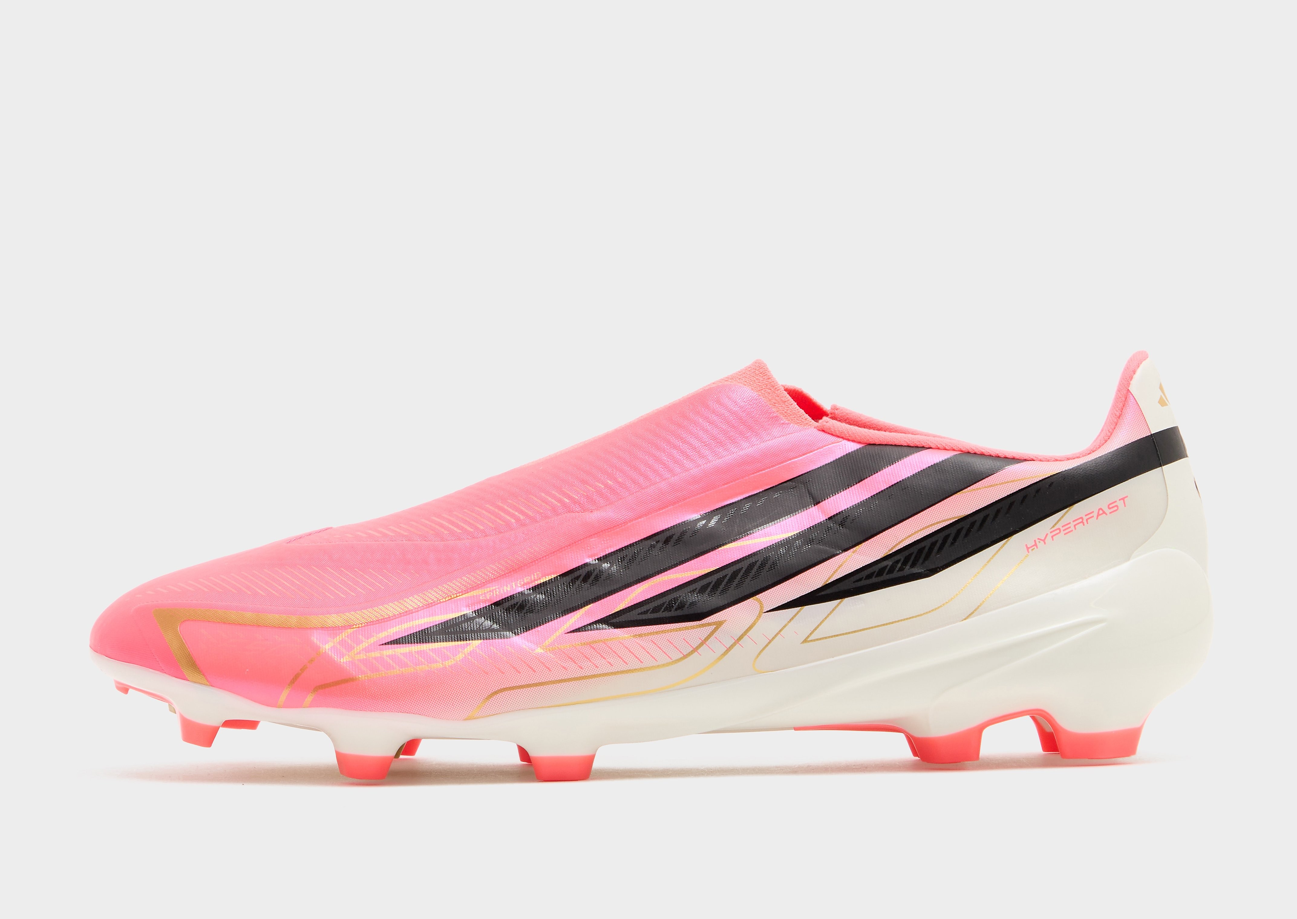 adidas Chaussure De Football Sans Lacets F50 Hyperfast League Terrain Souple