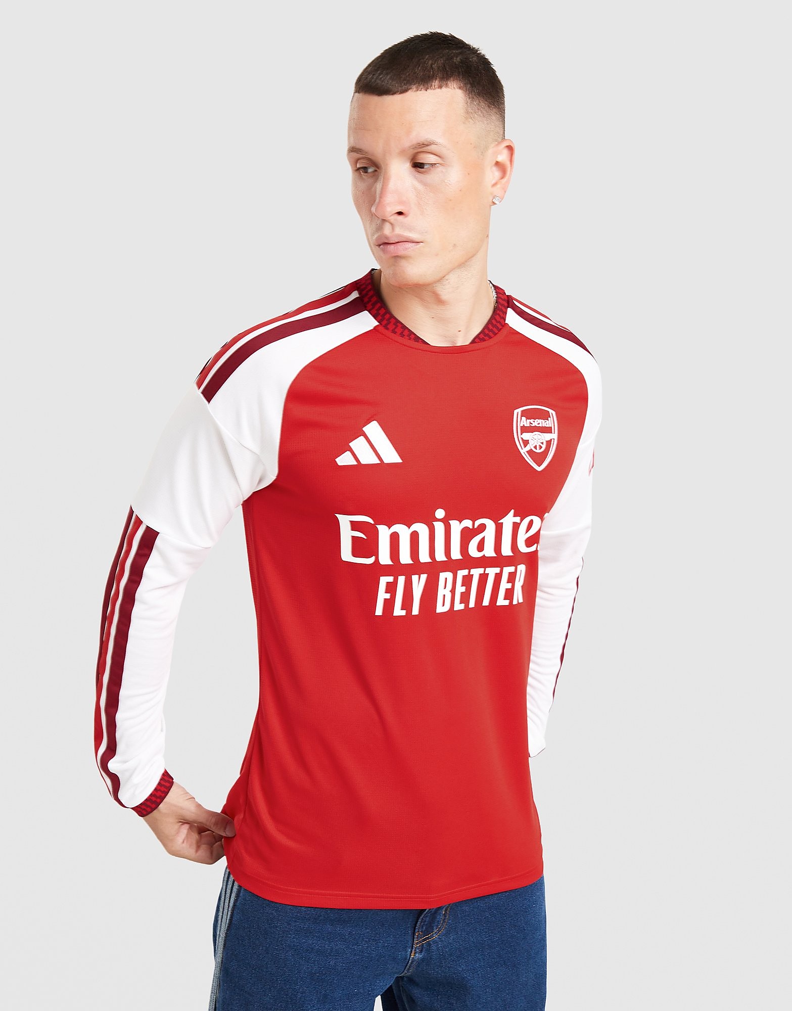 Fc Arsenal 26/27 Heimtrikot, Langärmelig - Herren, Rot - male - Size: S