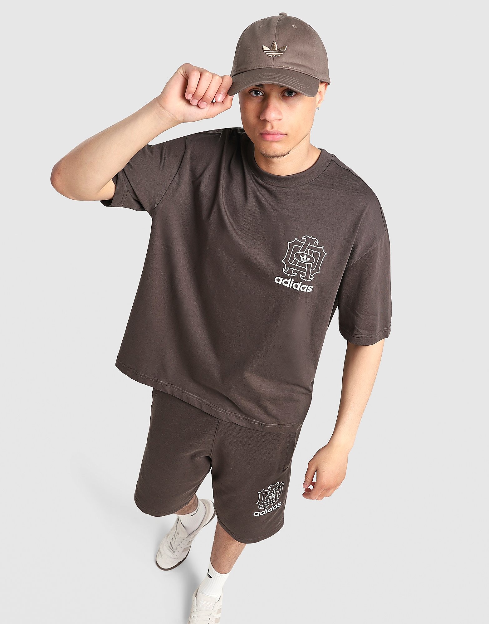 adidas Originals Embroidered Oversized T Shirt