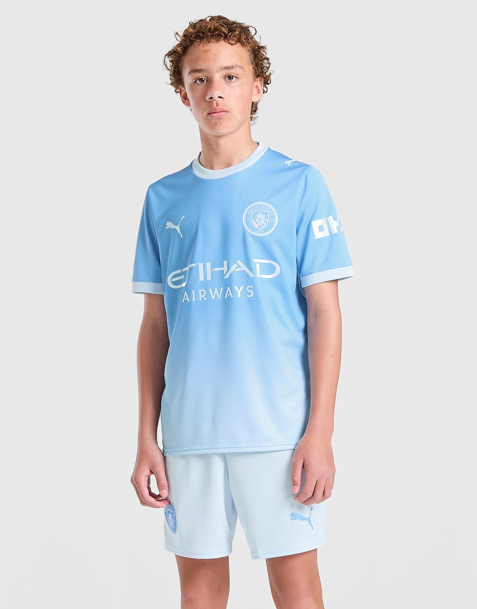 Manchester City FC 2026/27 Home Shorts Junior - Blu, blu blu Bambino taglia 9-10Y