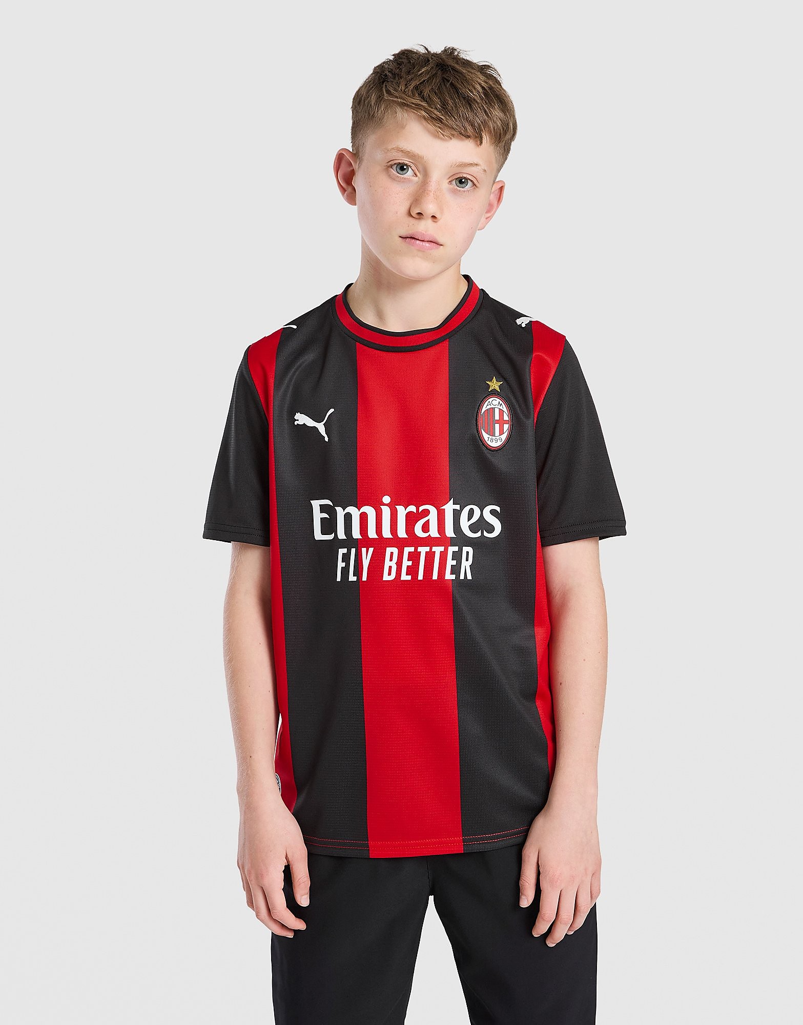 AC Milan 2026/27 Home Shirt Junior - Rosso, rosso rosso Bambino taglia 9-10Y