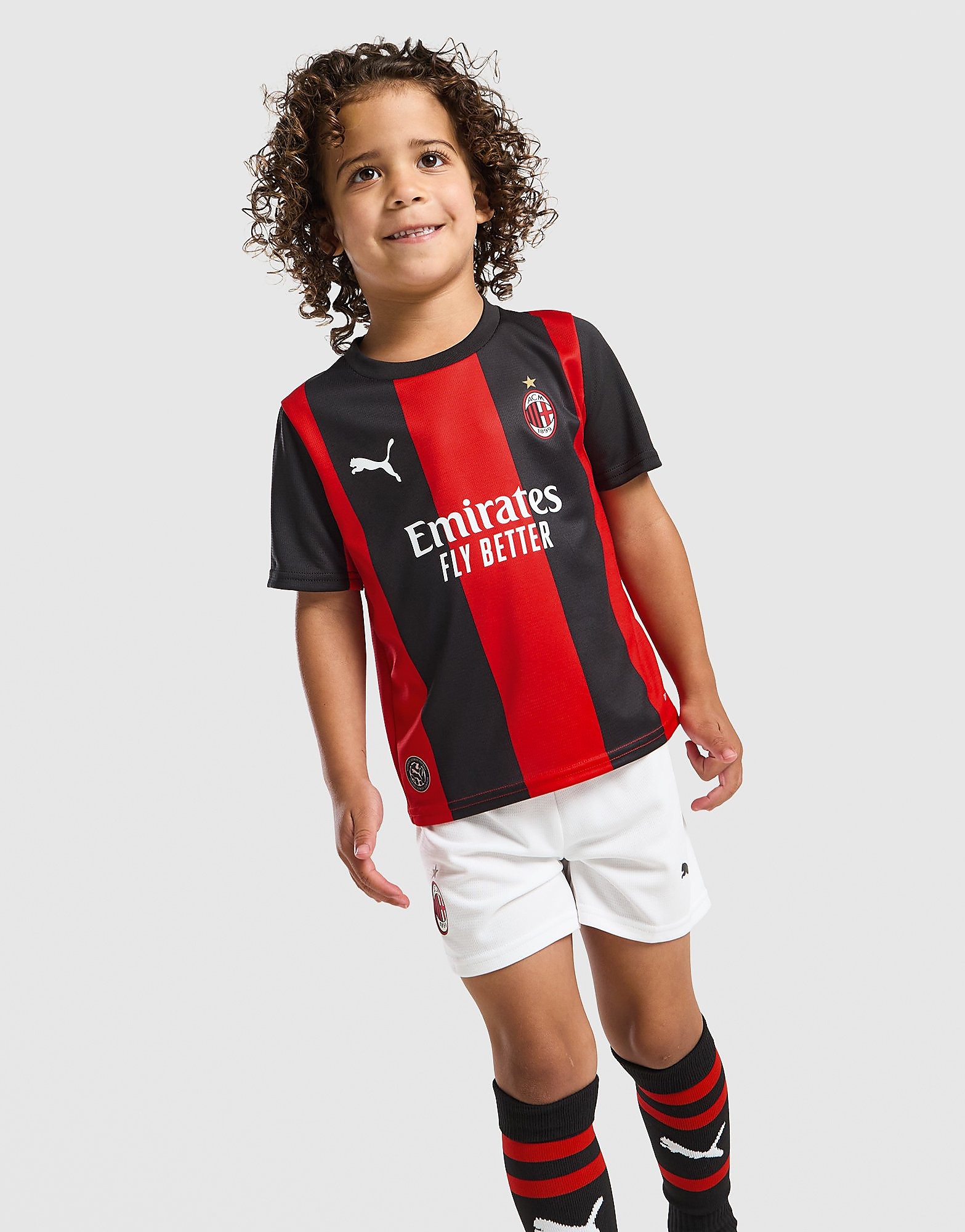 AC Milan 2026/27 Home Kit Children, Schwarz - unisex - Size: 4-5Y