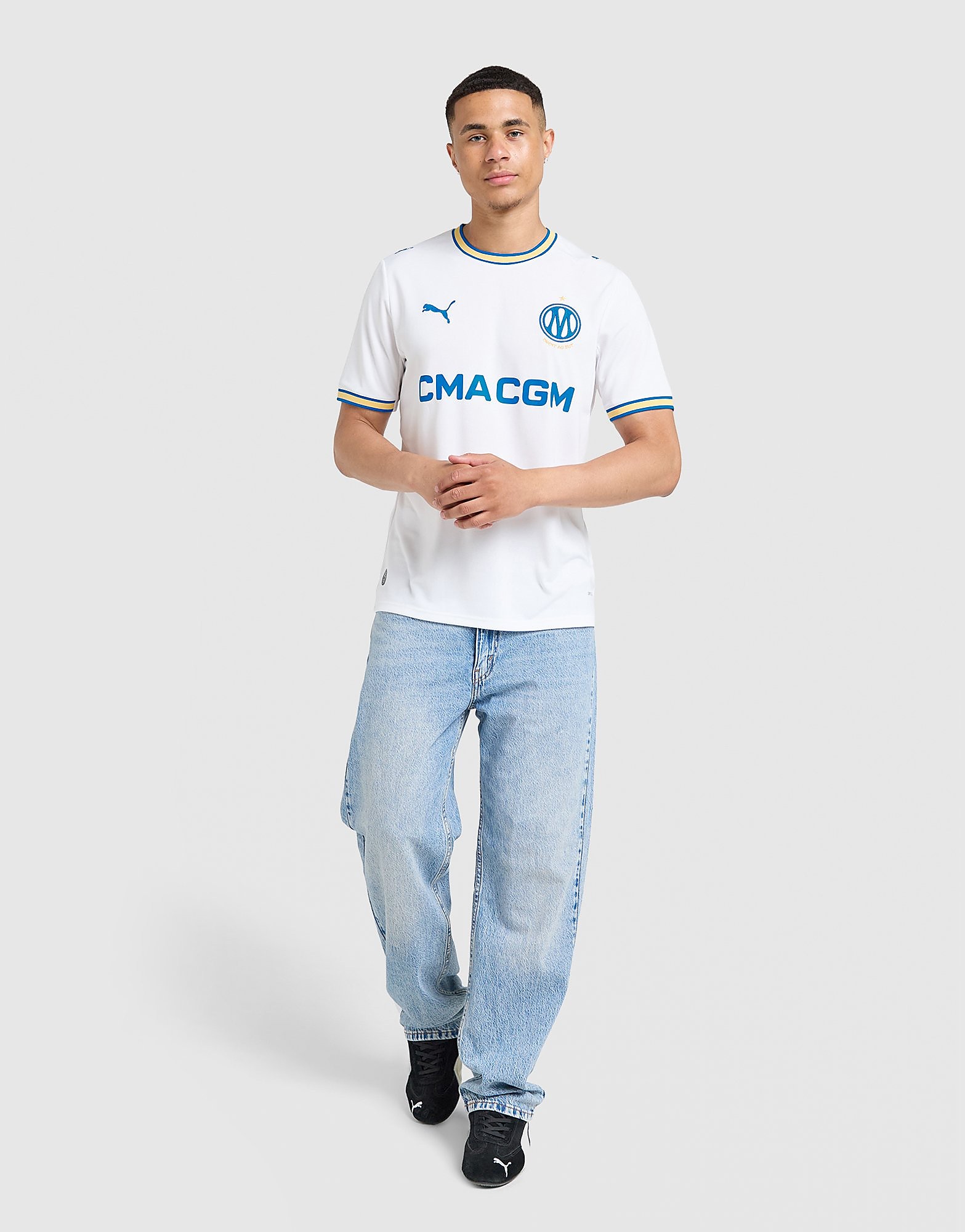 Olympique Marseille 2026/27 Home Shirt - Herren, Weiss - male - Size: XS